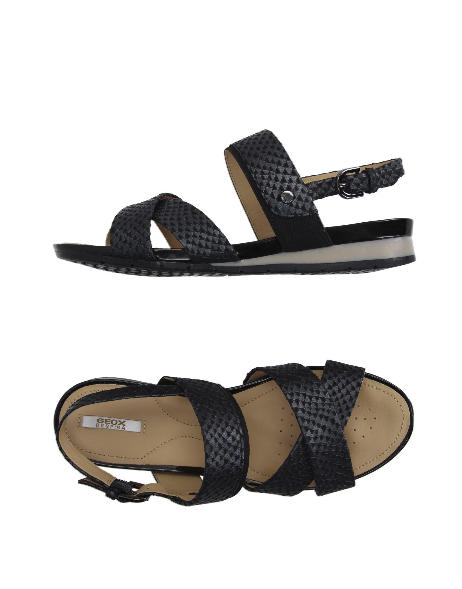 Lyst - Geox Sandals in Black