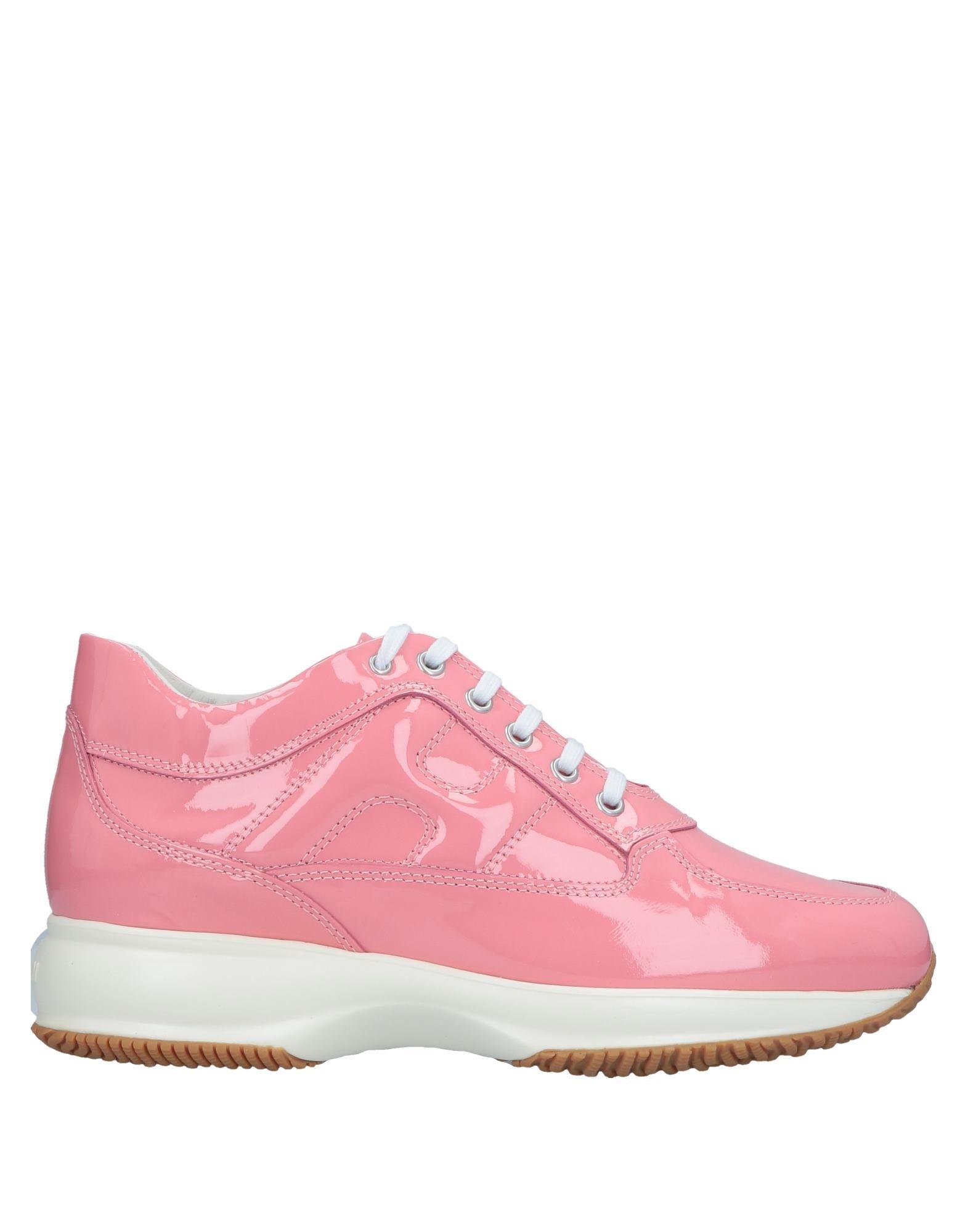 Hogan Leather Low-tops & Sneakers in Pink - Lyst