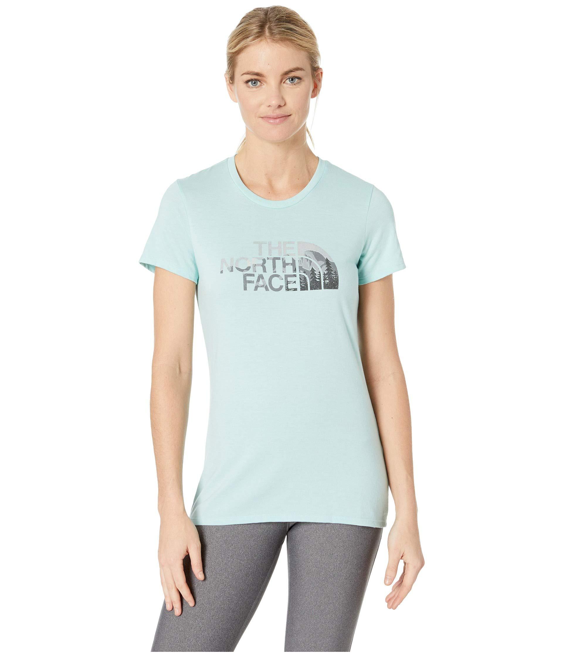 Lyst - The North Face 1/2 Dome Tri-blend Crew Tee (faded Rose Heather ...