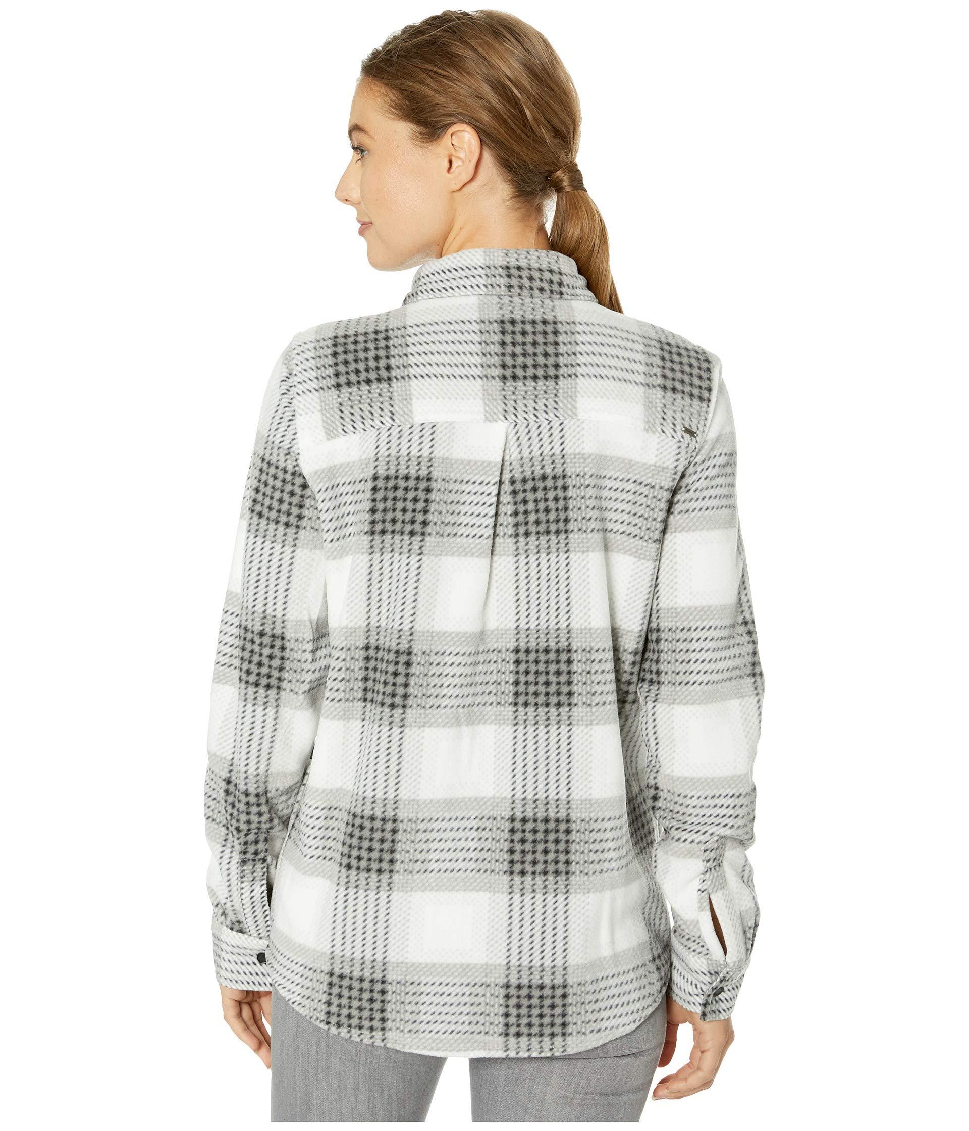 O'neill Sportswear Zuma Superfleece Flannel Top in Beige (Natural) Lyst
