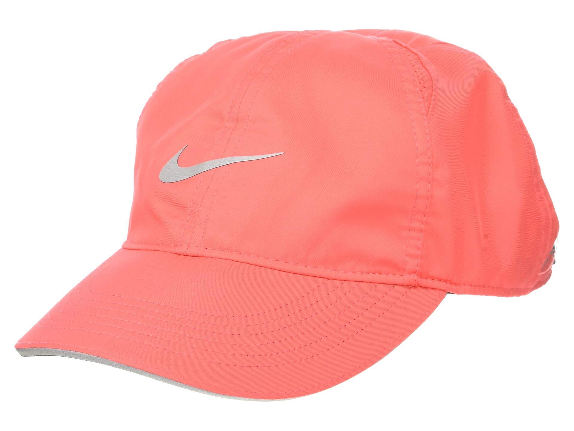 Lyst - Nike Featherlight Cap Run (pink Foam/reflective Silver) Caps in Pink