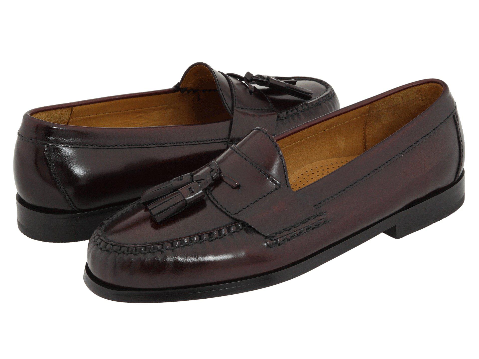Lyst - Cole Haan Pinch Tassel (black) Men's Slip-on Dress Shoes in ...
