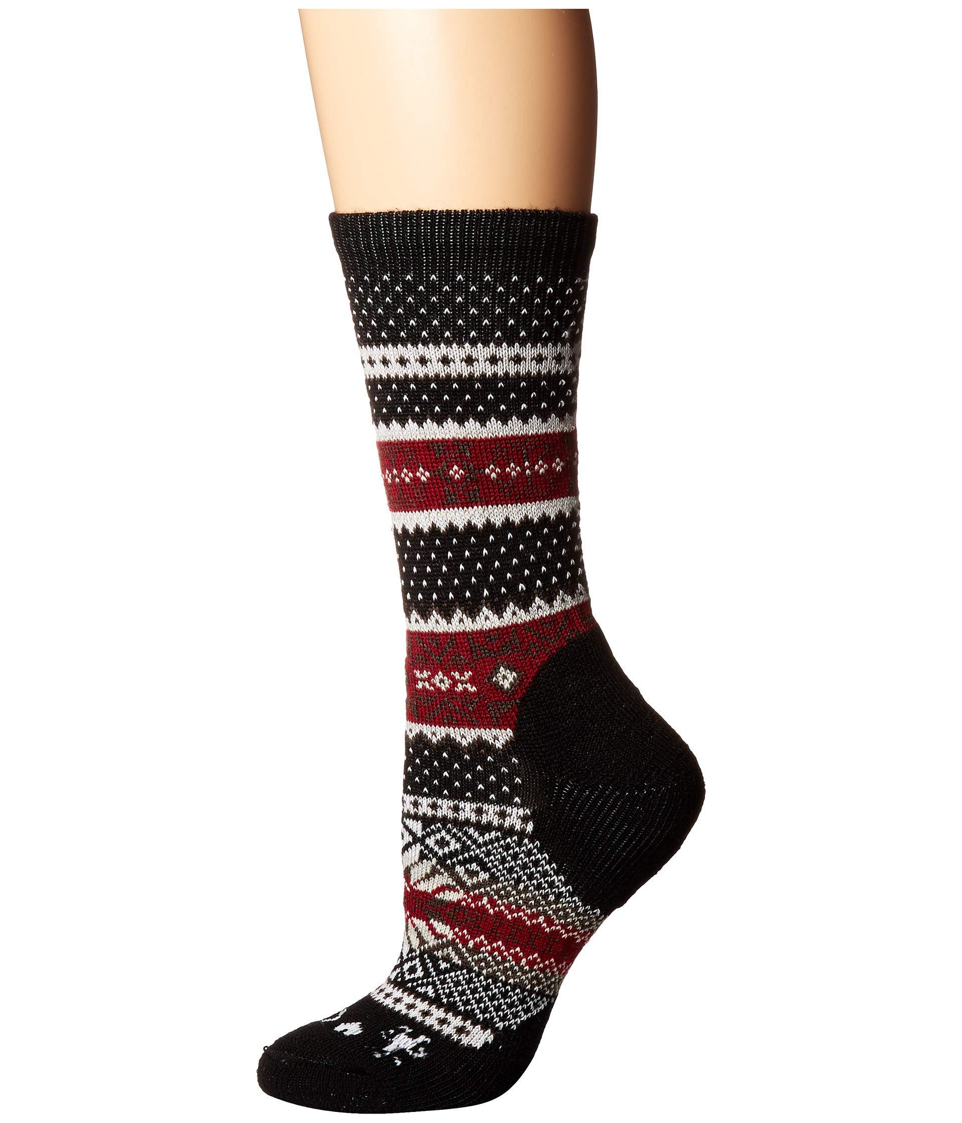 Lyst - Smartwool Chup Exc Crew (black) Women's Crew Cut Socks Shoes in ...