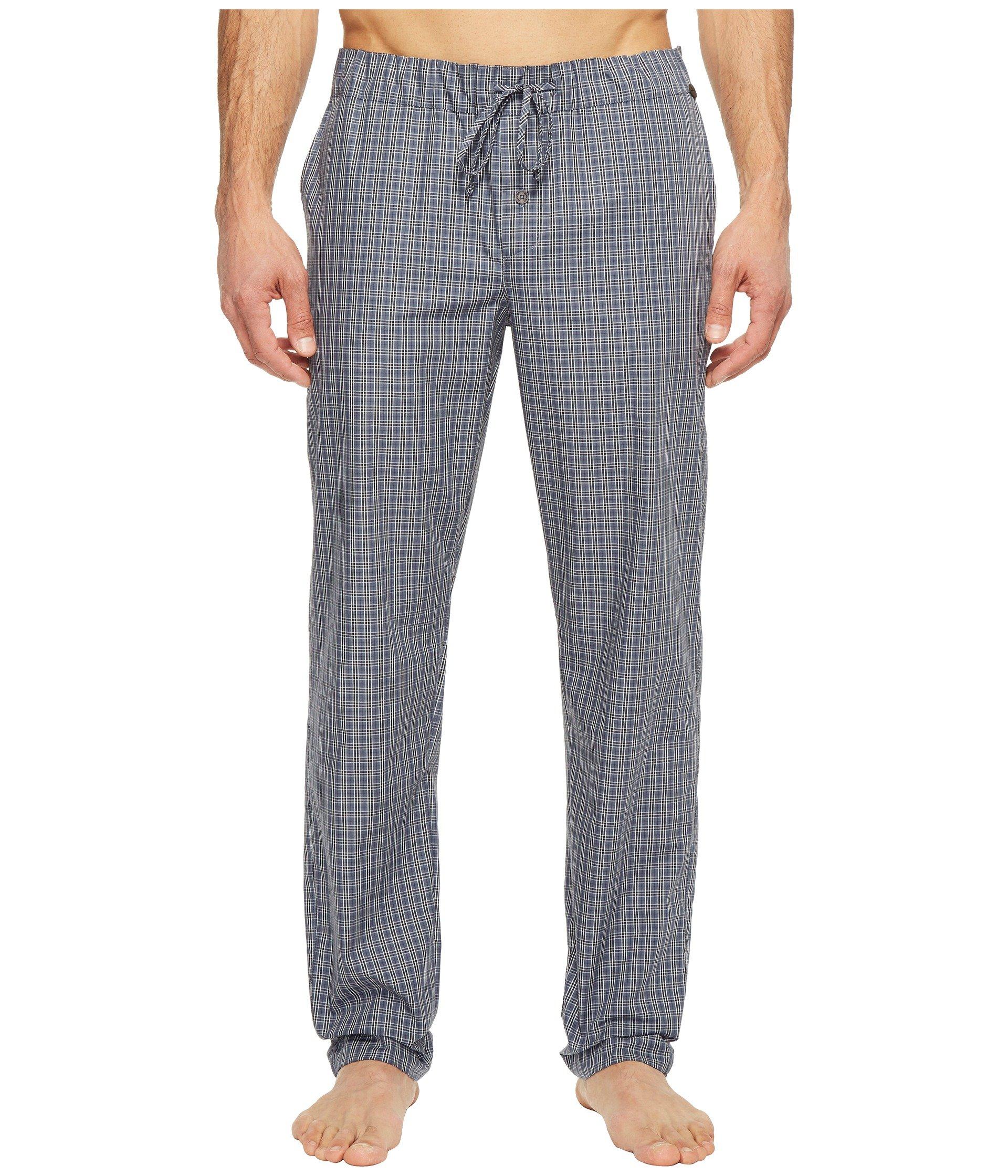 Hanro Cotton Night And Day Woven Lounge Pants in Black for Men - Lyst