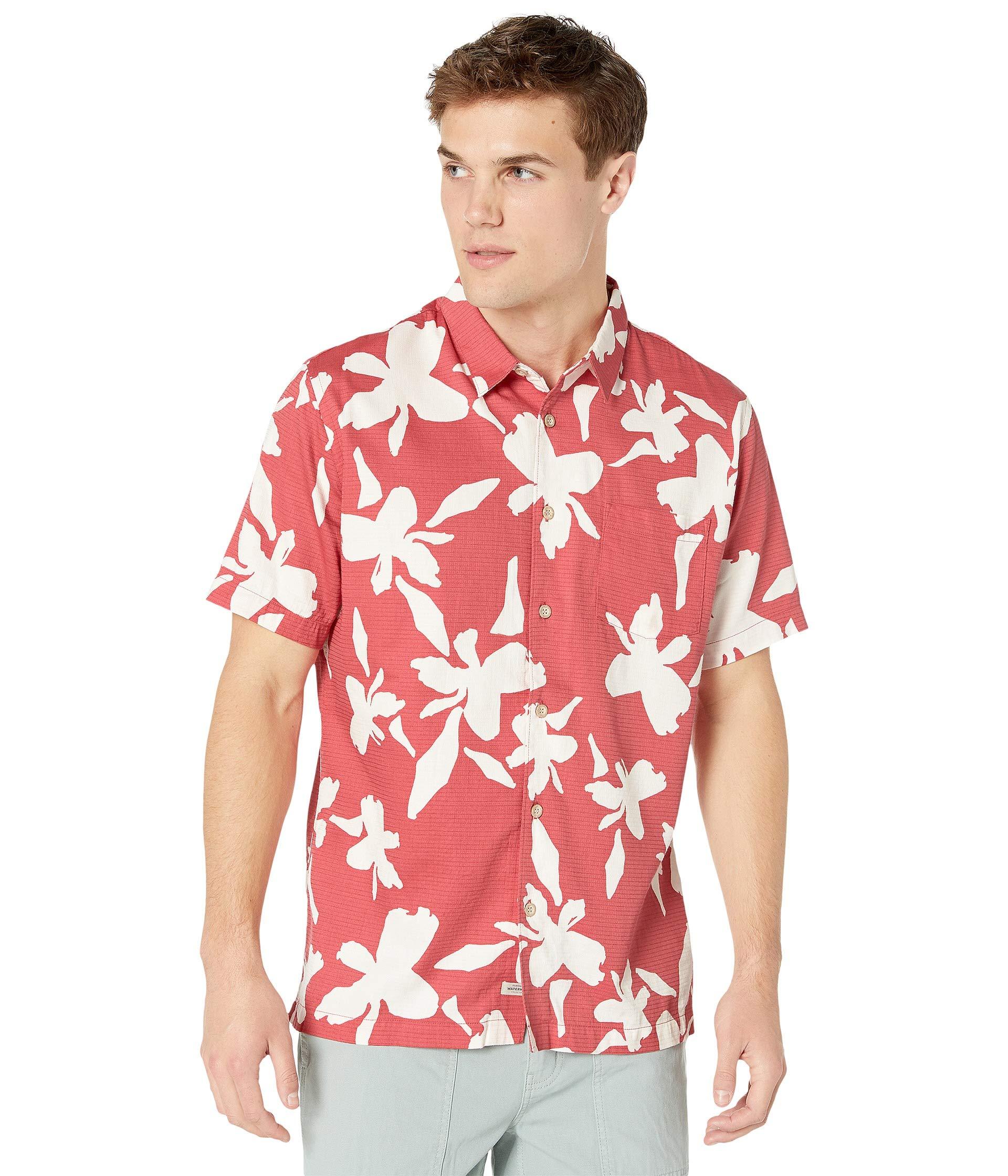  Quiksilver Waikiki  Nights Button Down Shirt in Red for Men 