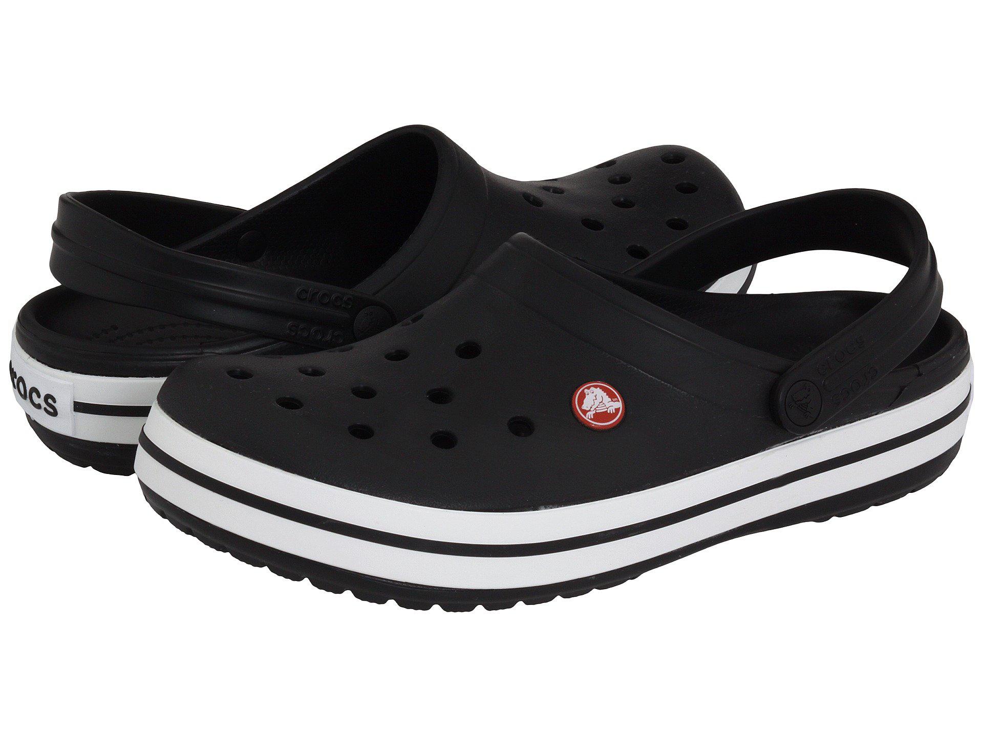 Lyst - Crocs™ Crocband Clog (charcoal/ocean) Clog Shoes in Black for Men