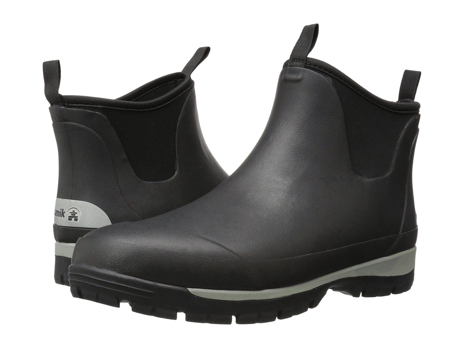 Lyst Kamik Lars Lo Black Mens Rain Boots In Black For Men 0183