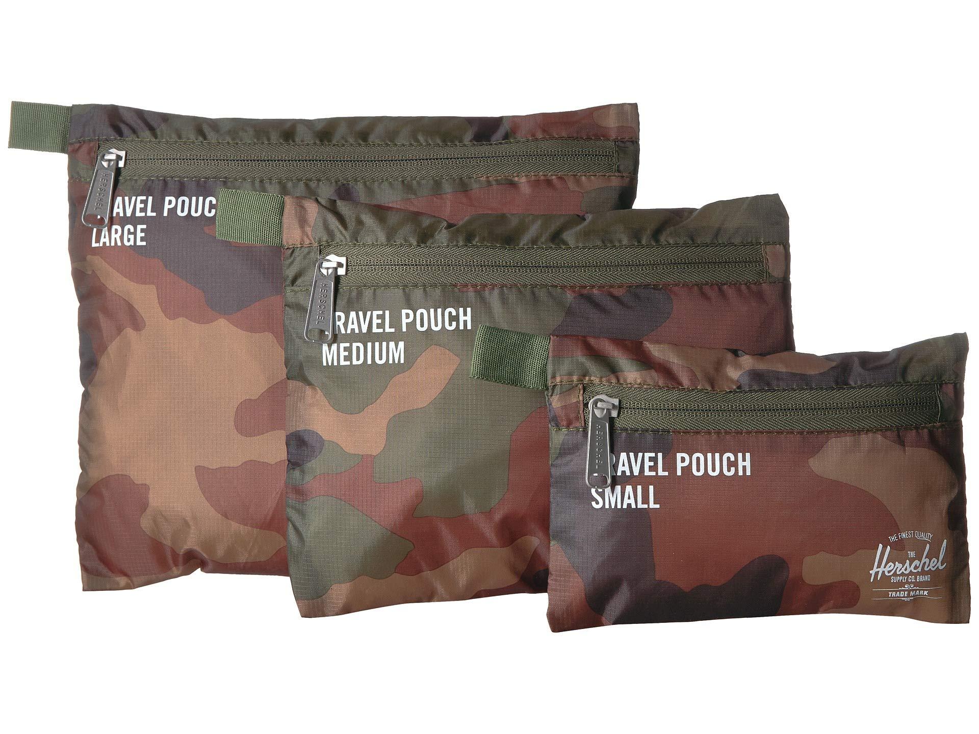 Lyst Herschel Supply Co Travel Pouches Woodland Camo Bags For Men View Fullscreen
