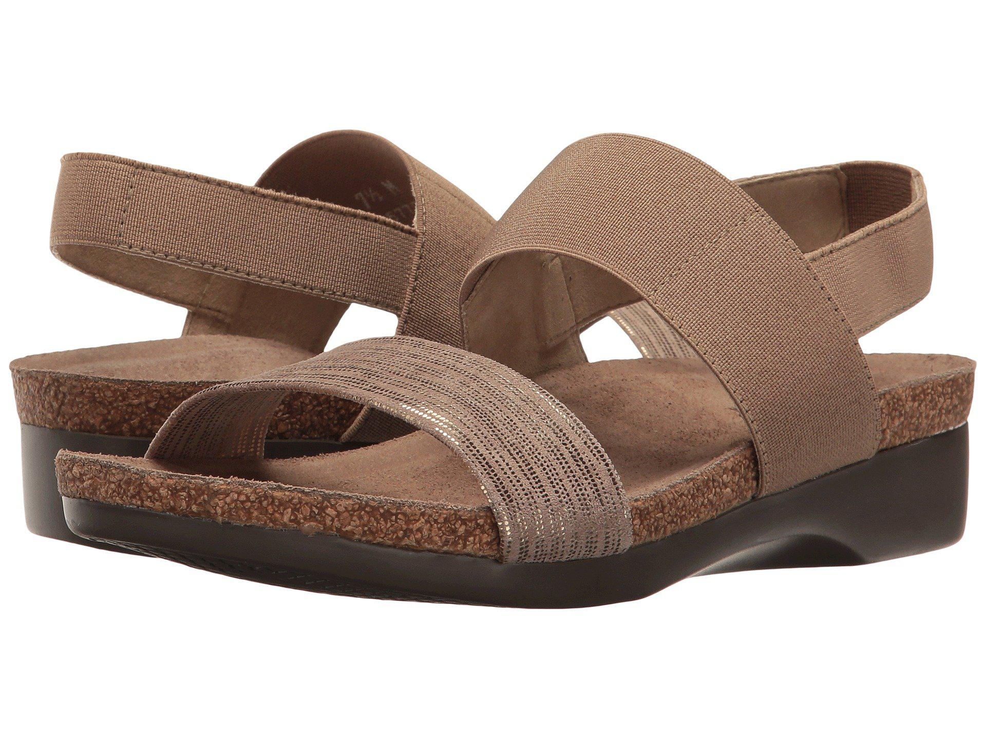 Lyst - Munro Pisces (platinum Lizard Print) Womens Sandals in Brown