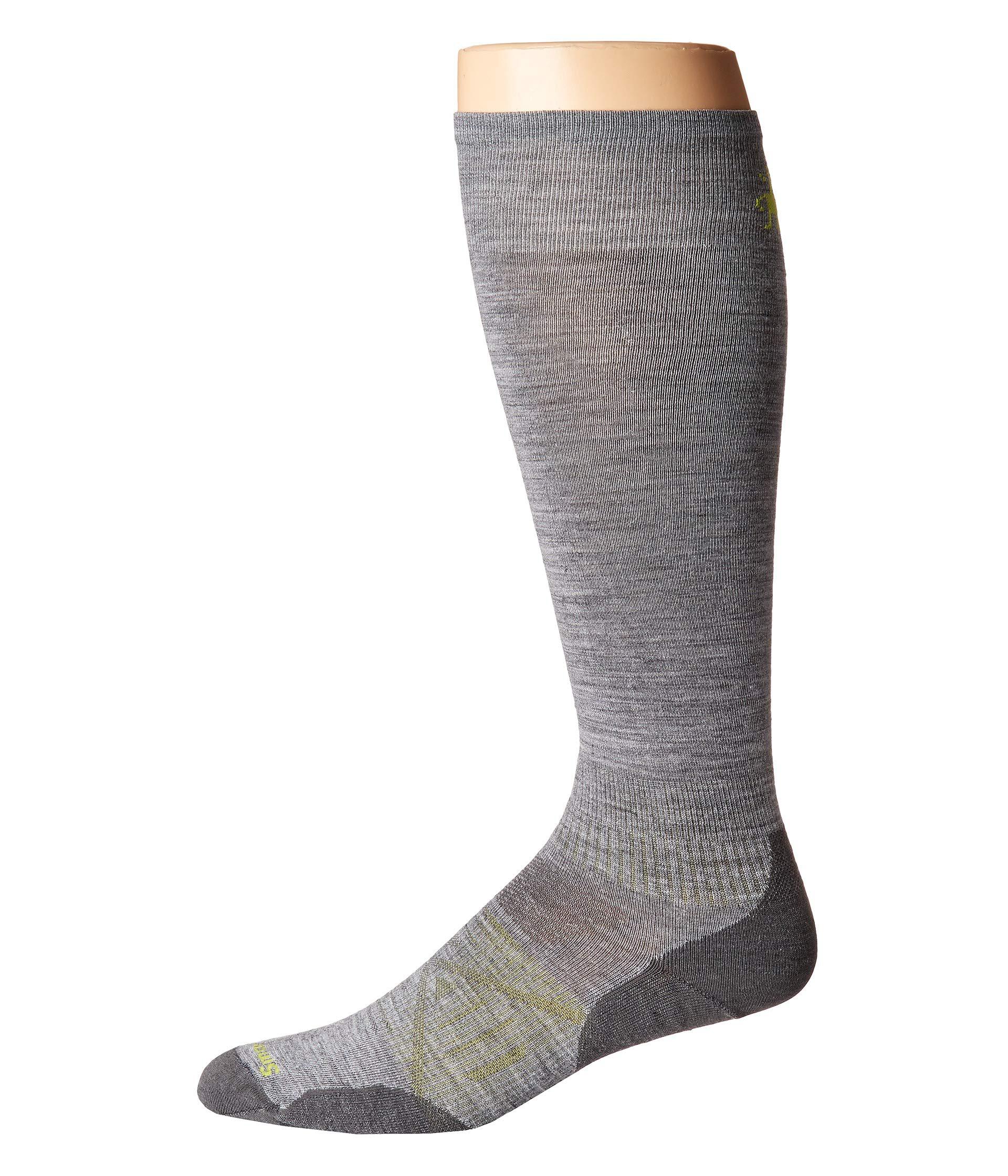 Smartwool Phd(r) Ski Ultra Light (light Gray) Knee High Socks Shoes in