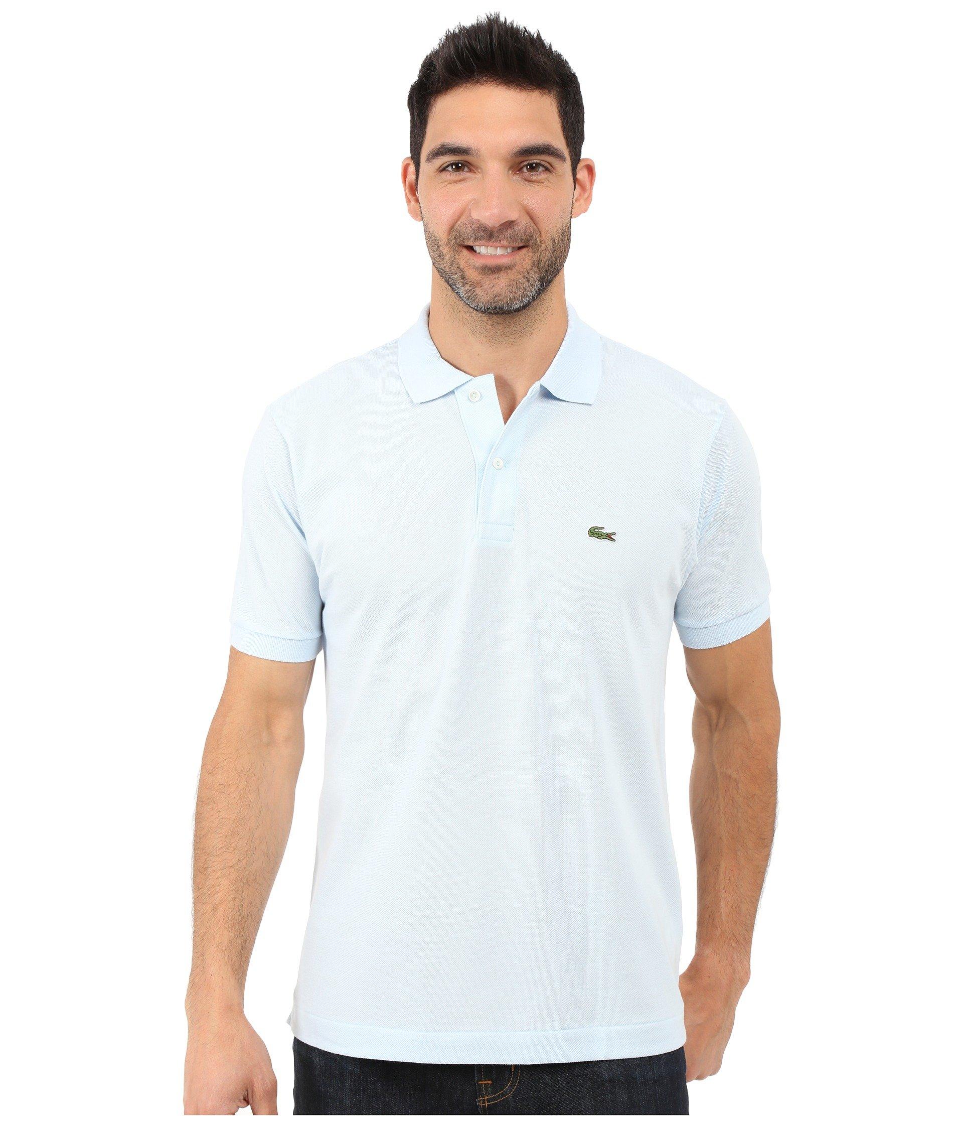 Lacoste L1212 Classic Pique Polo Shirt in Blue for Men - Lyst