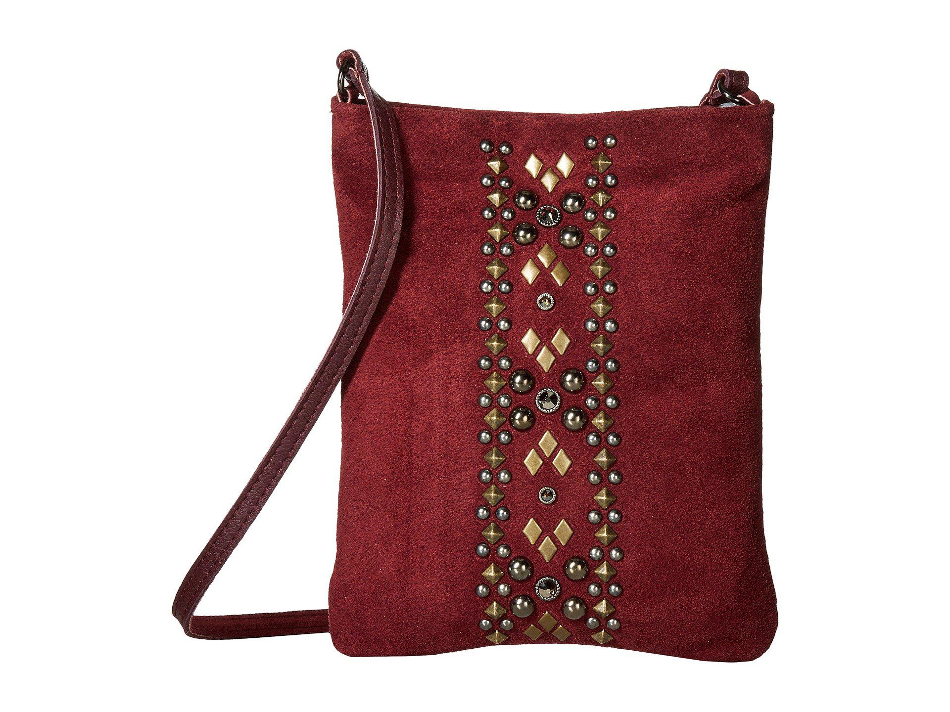 Lyst Leatherock Sienna Crossbody Hazel Cross Body Handbags In Red Leatherock