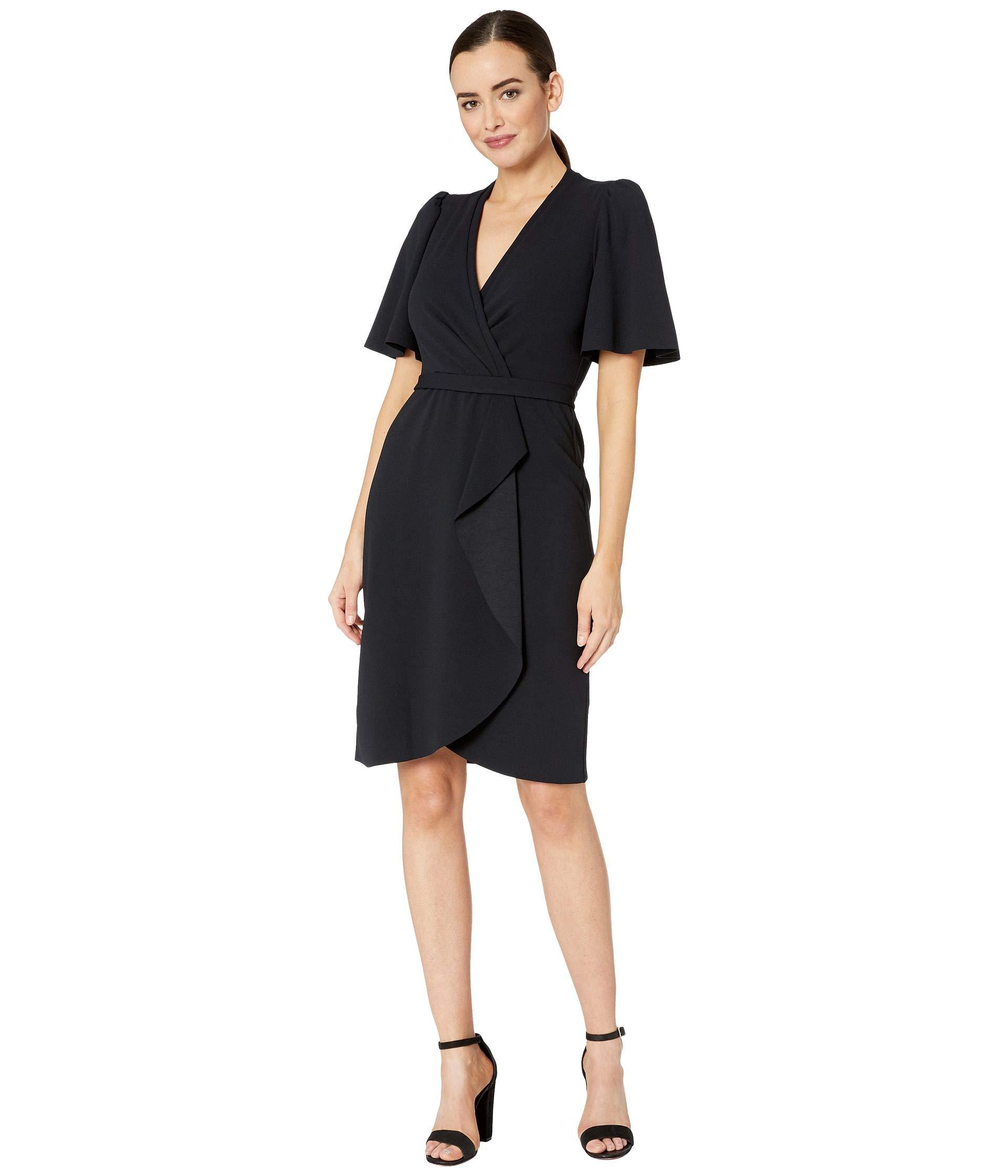 donna morgan crepe dress