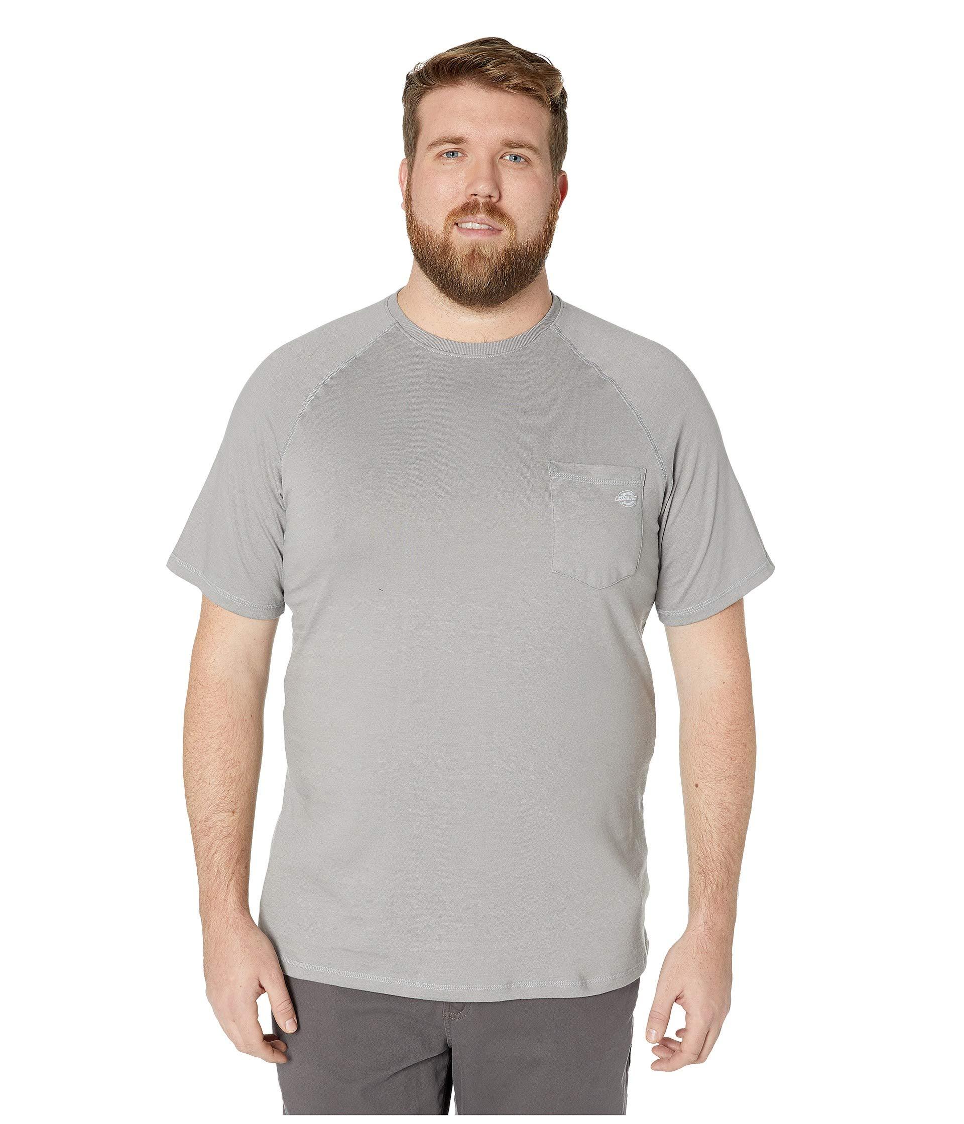 Dickies Big Tall Temp-iq Performance Cooling Tee in Gray for Men - Lyst