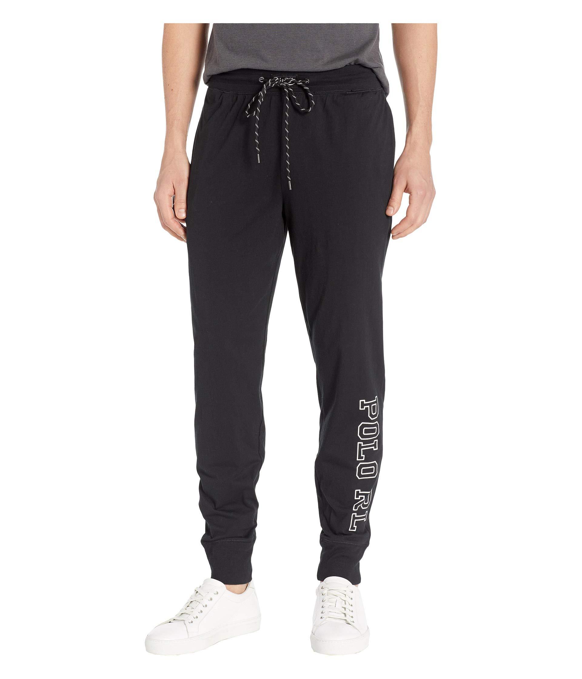 polo brushed jersey fleece jogger