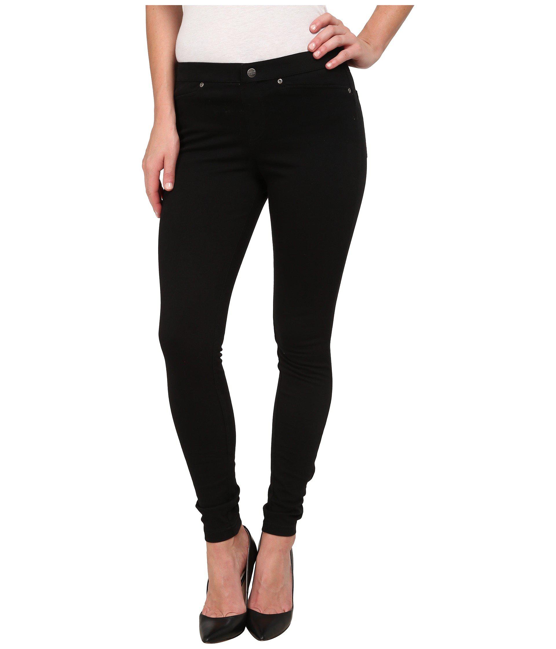 black denim leggings