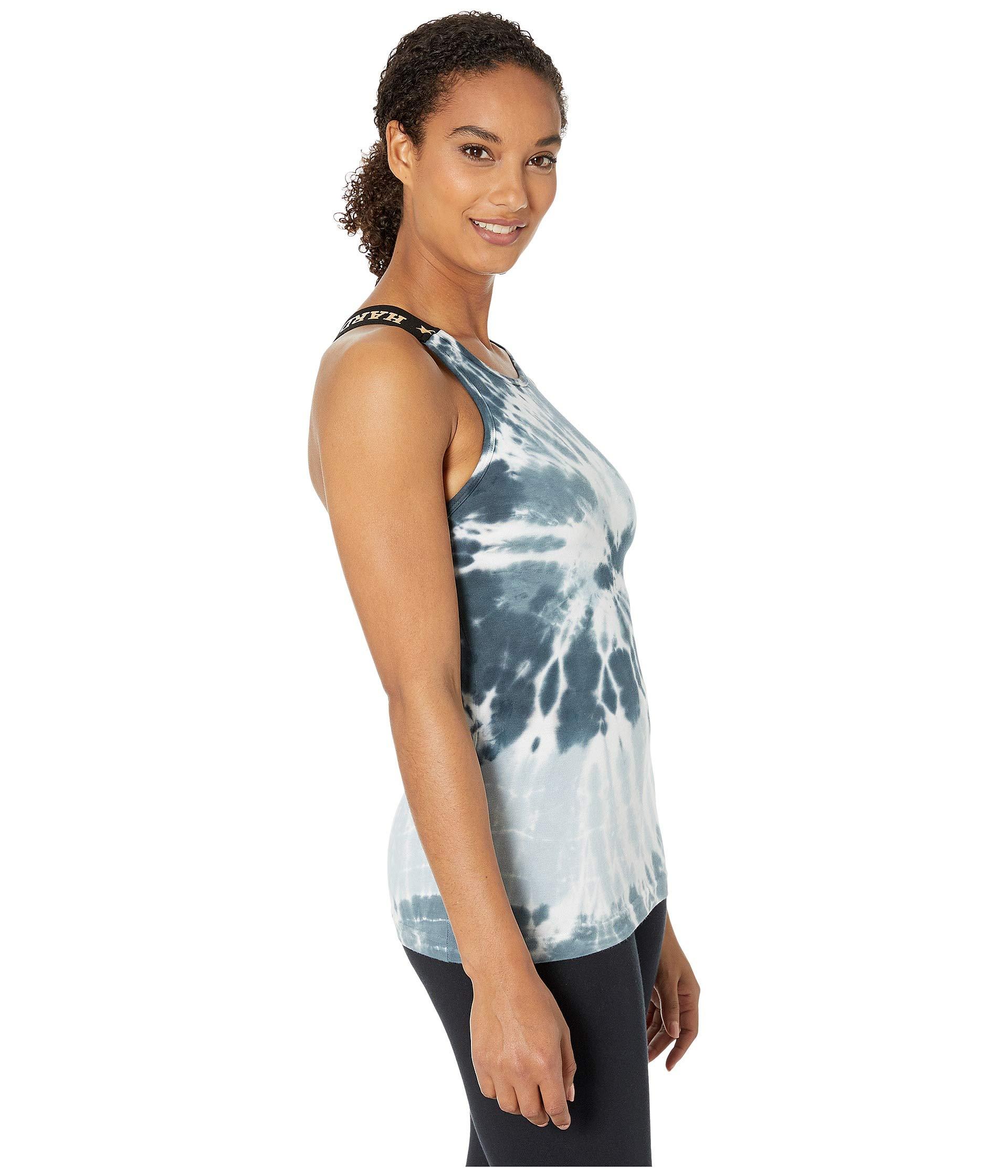 Hard Tail Women/'s U-neck Stappy Dress diagonal rainbow small