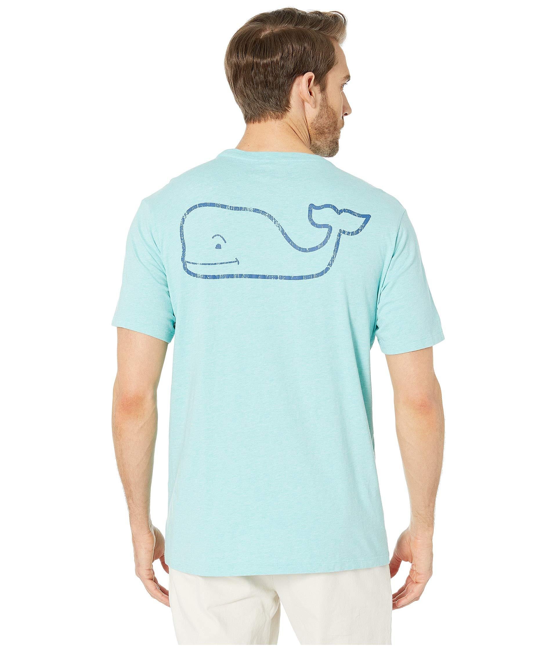 Lyst Vineyard Vines Short Sleeve Heathered Vintage Whale Pocket Tee