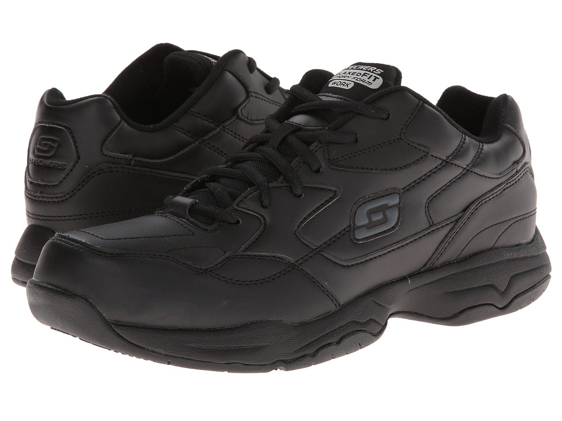 Lyst - Skechers Work Felton (black) Men's Lace Up Casual Shoes in Black ...