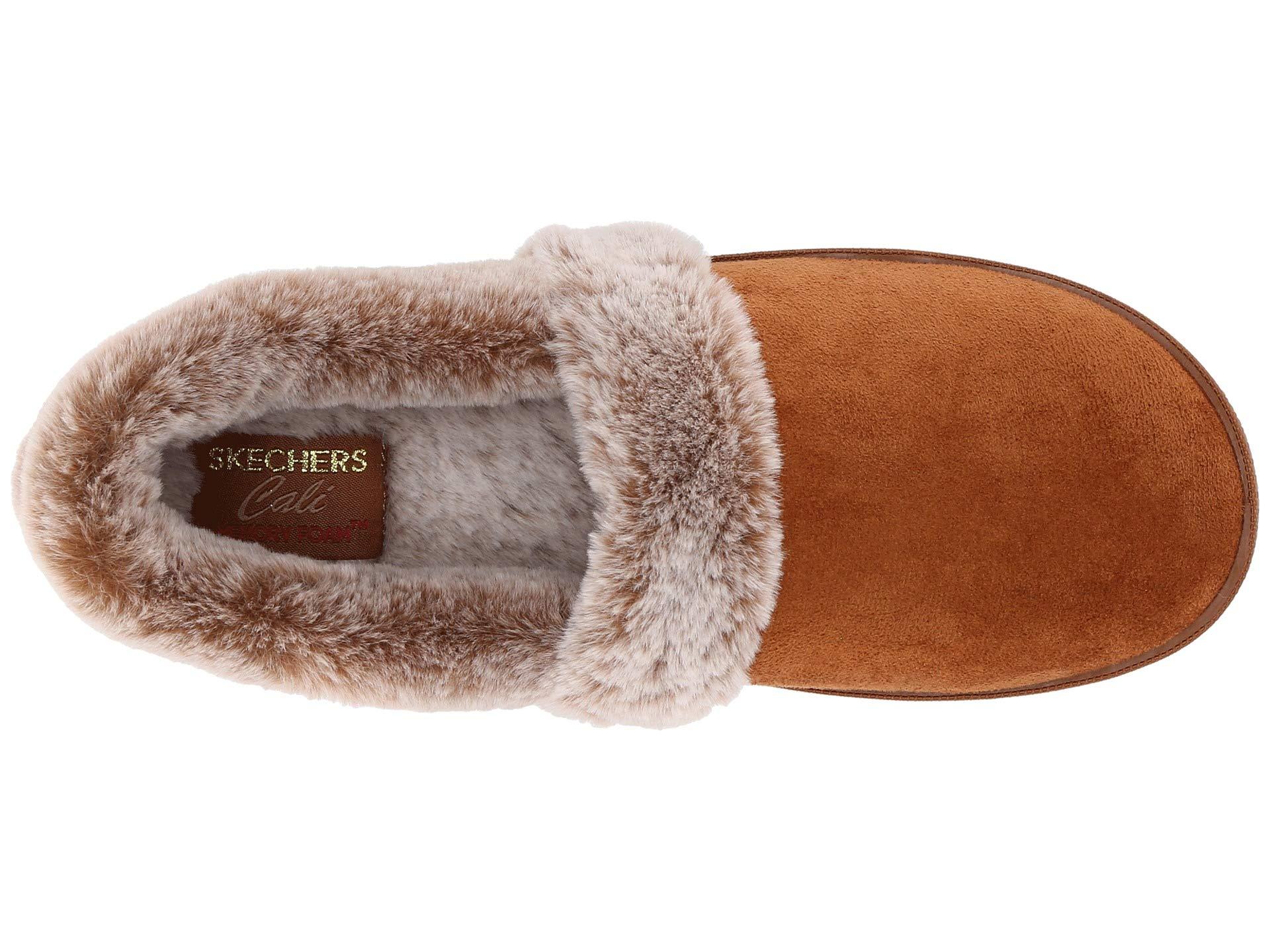 Skechers Cozy Campfire-team Toasty-microfiber Slipper With Faux Fur Lining in Chestnut (Brown 
