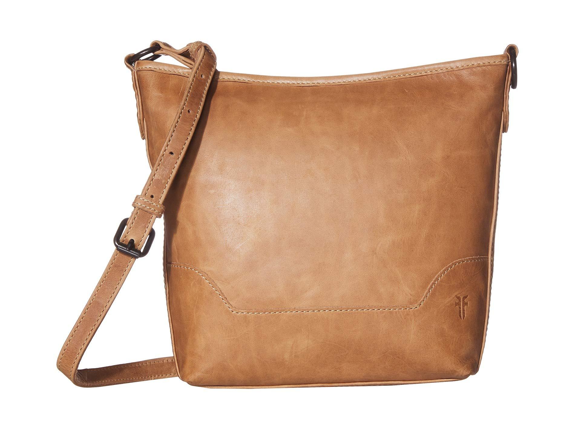 frye melissa small zip scooped hobo crossbody bag