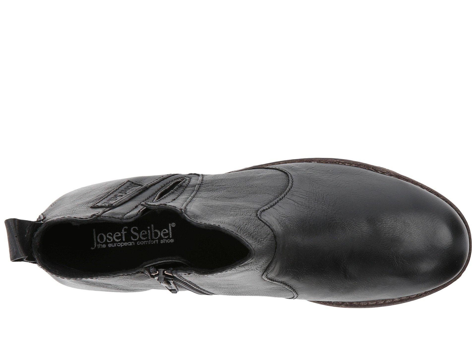 josef seibel sienna 45 leather block heel booties