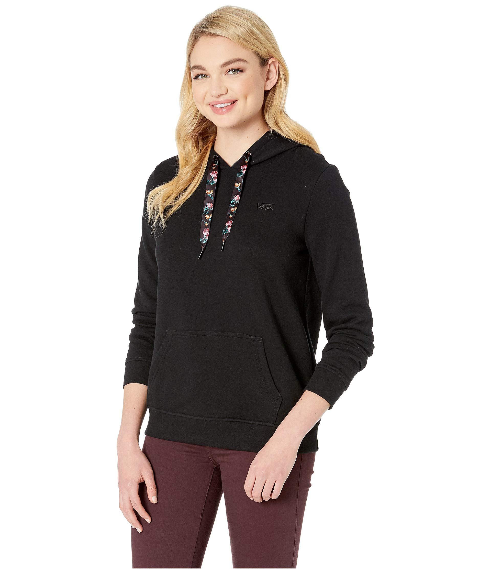 Lyst Vans Satin Floral Box Hoodie (black) Women's Clothing in Black