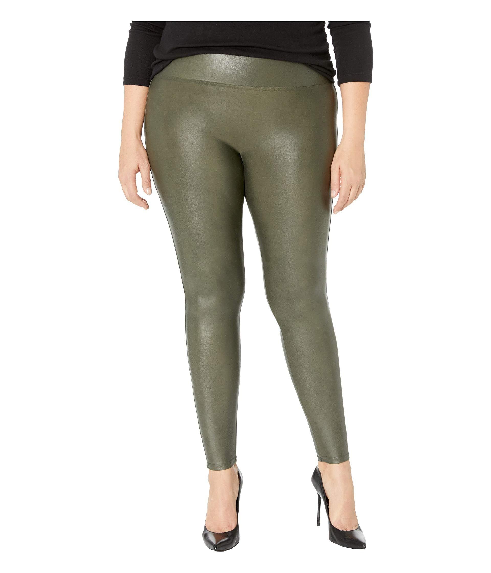 Spanx Women's Faux Leather Leggings in Black Size M Style No.2437