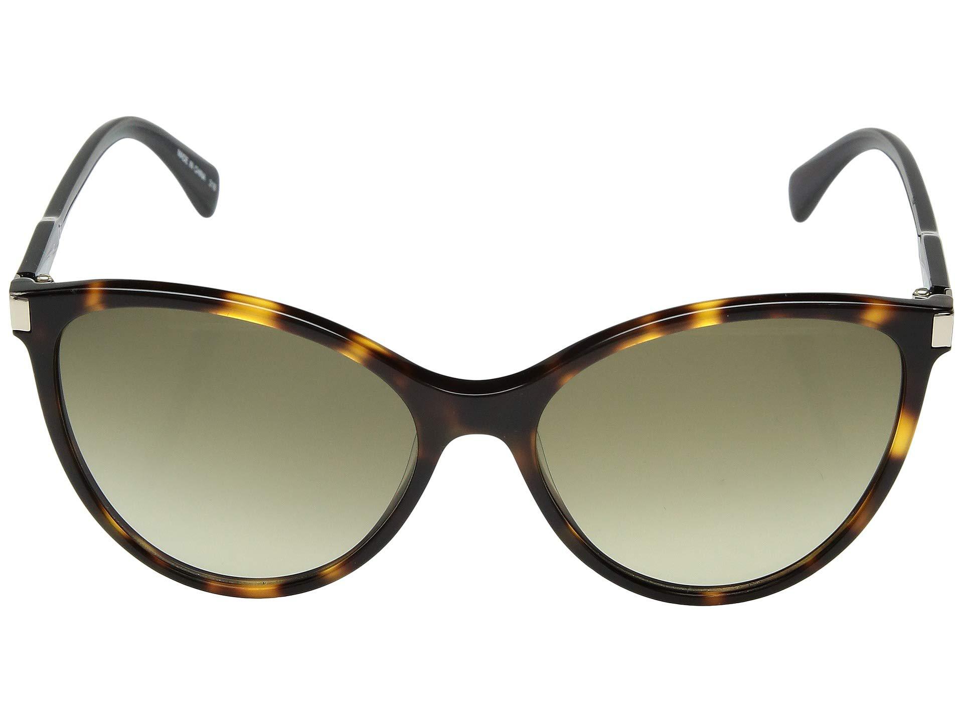 Longchamp Lo624sl (black/havana/solid Green) Fashion Sunglasses in ...