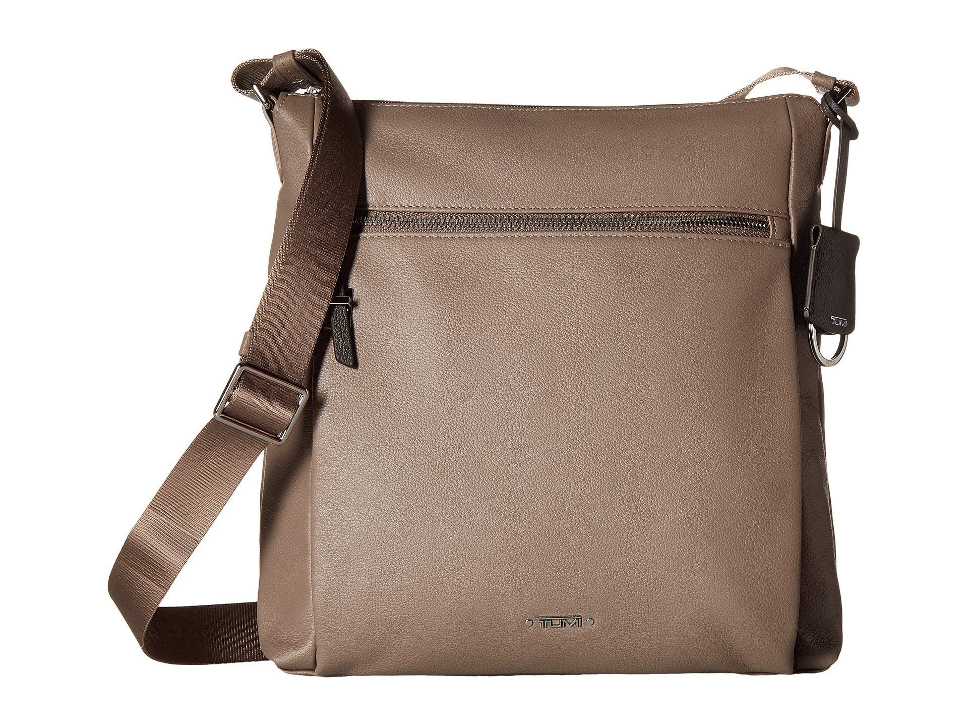 Tumi Marcie Leather Crossbody Bag IUCN Water