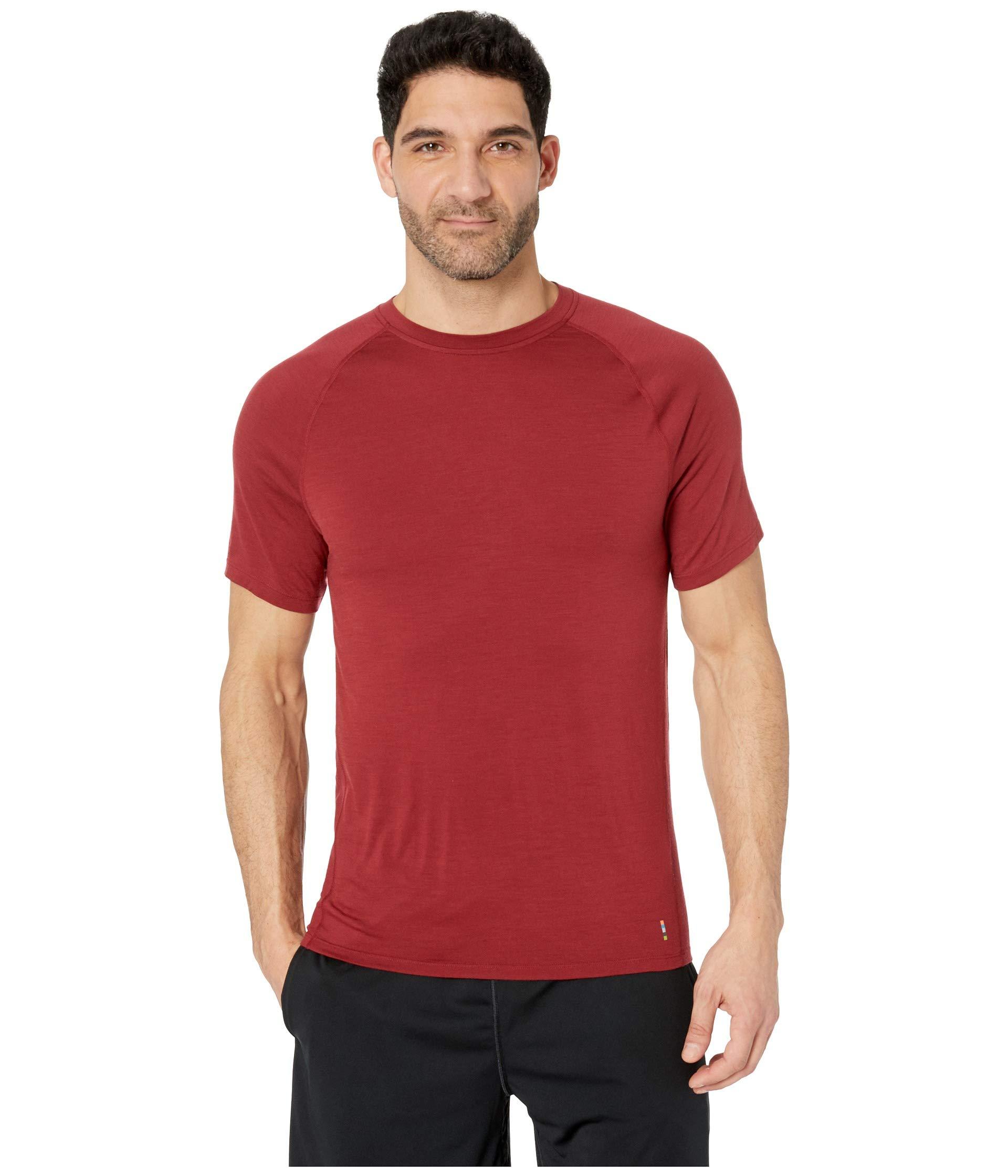 Smartwool Wool Merino 150 Baselayer Short Sleeve in Red for Men - Lyst