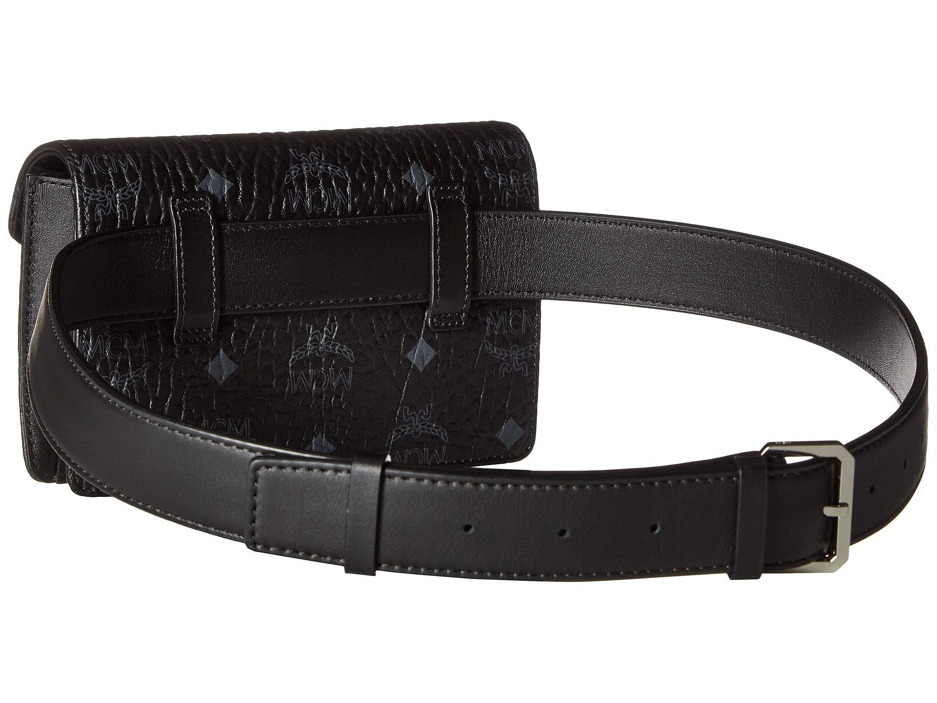 MCM Patricia Visetos Belt Bag Xmini (black) Handbags in Black Lyst