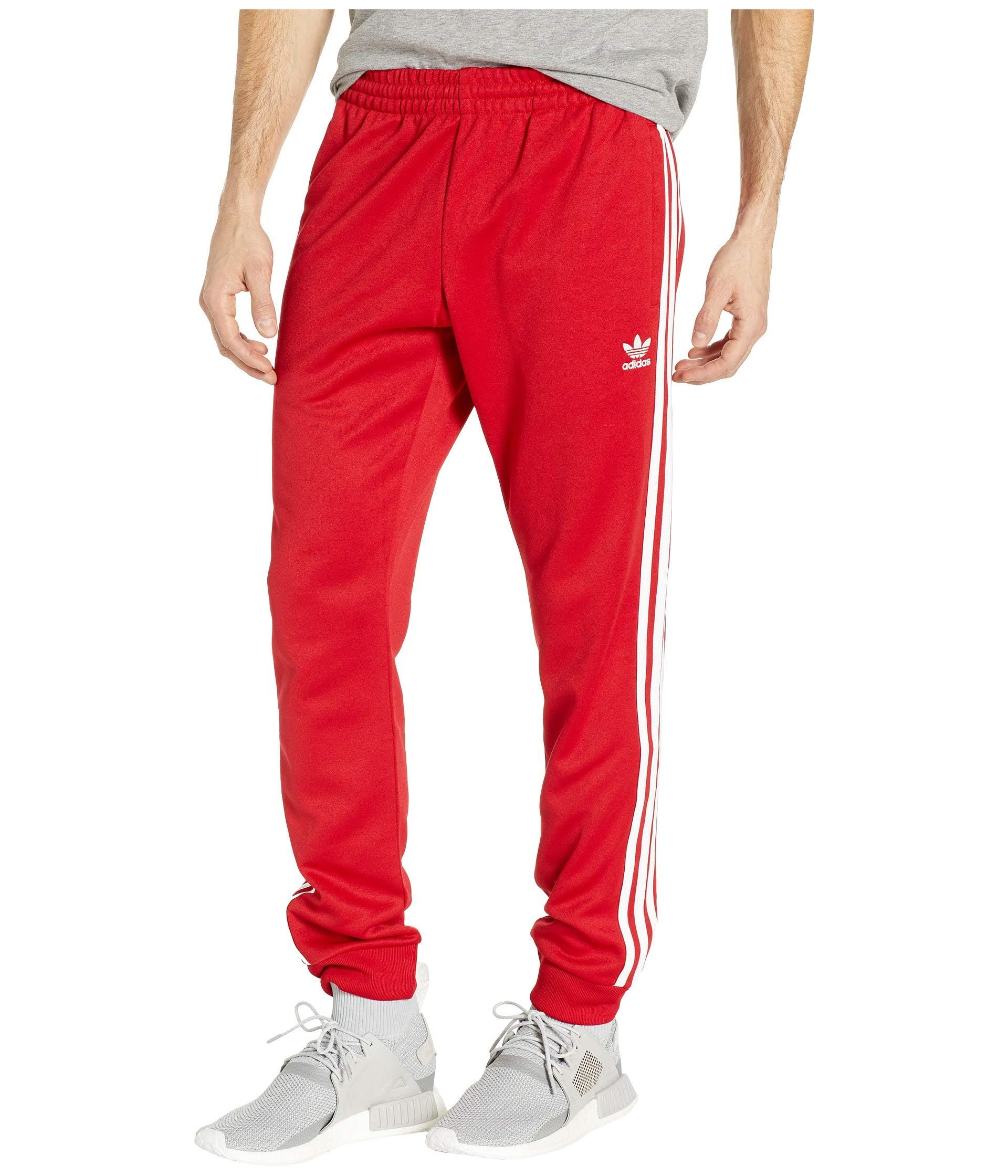 Lyst - adidas Originals Superstar Track Pants (power Red) Men's Workout