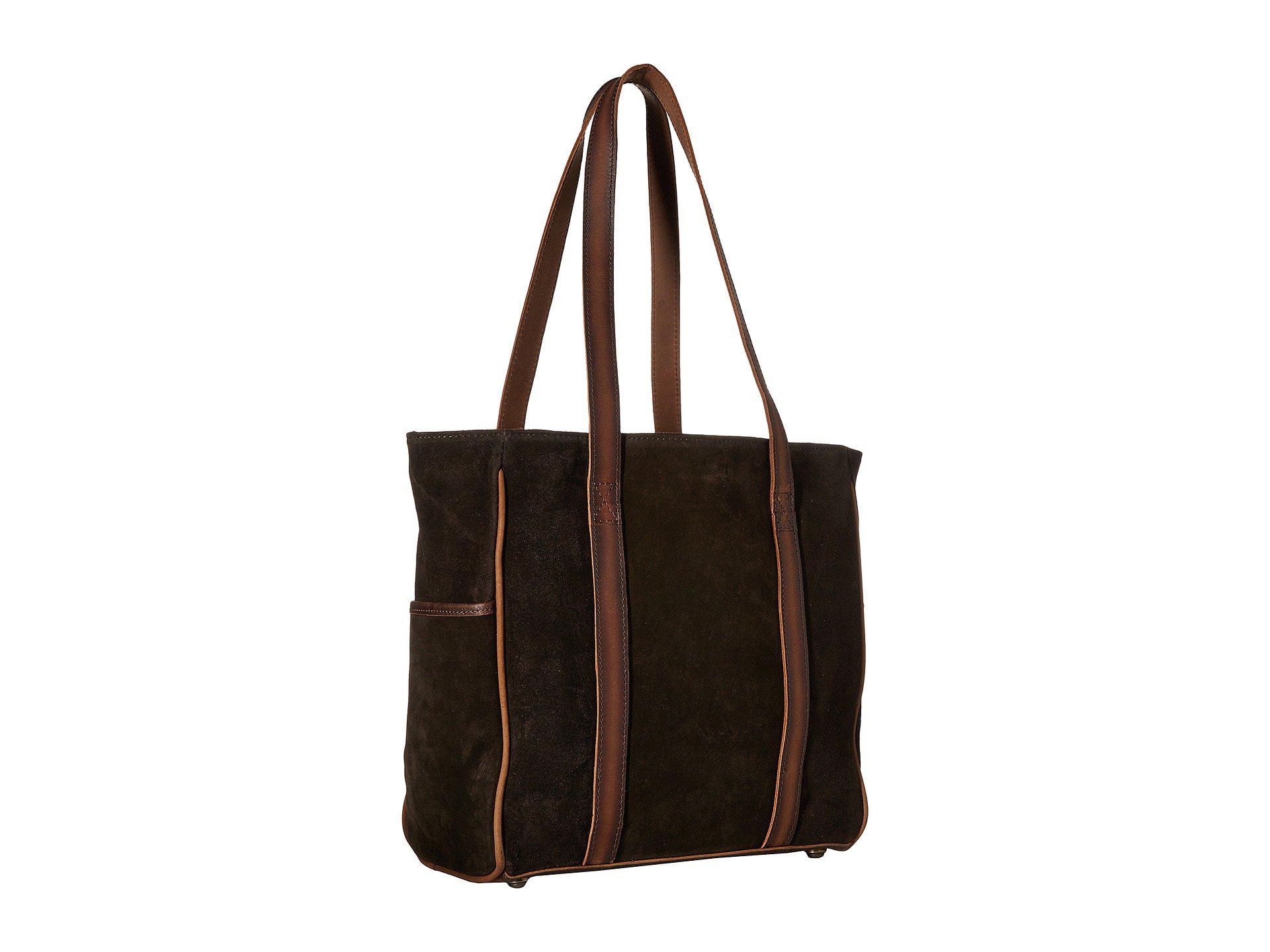 Lyst Sts Ranchwear Heritage Tote Chocolate Suede Tornado Brown View Fullscreen
