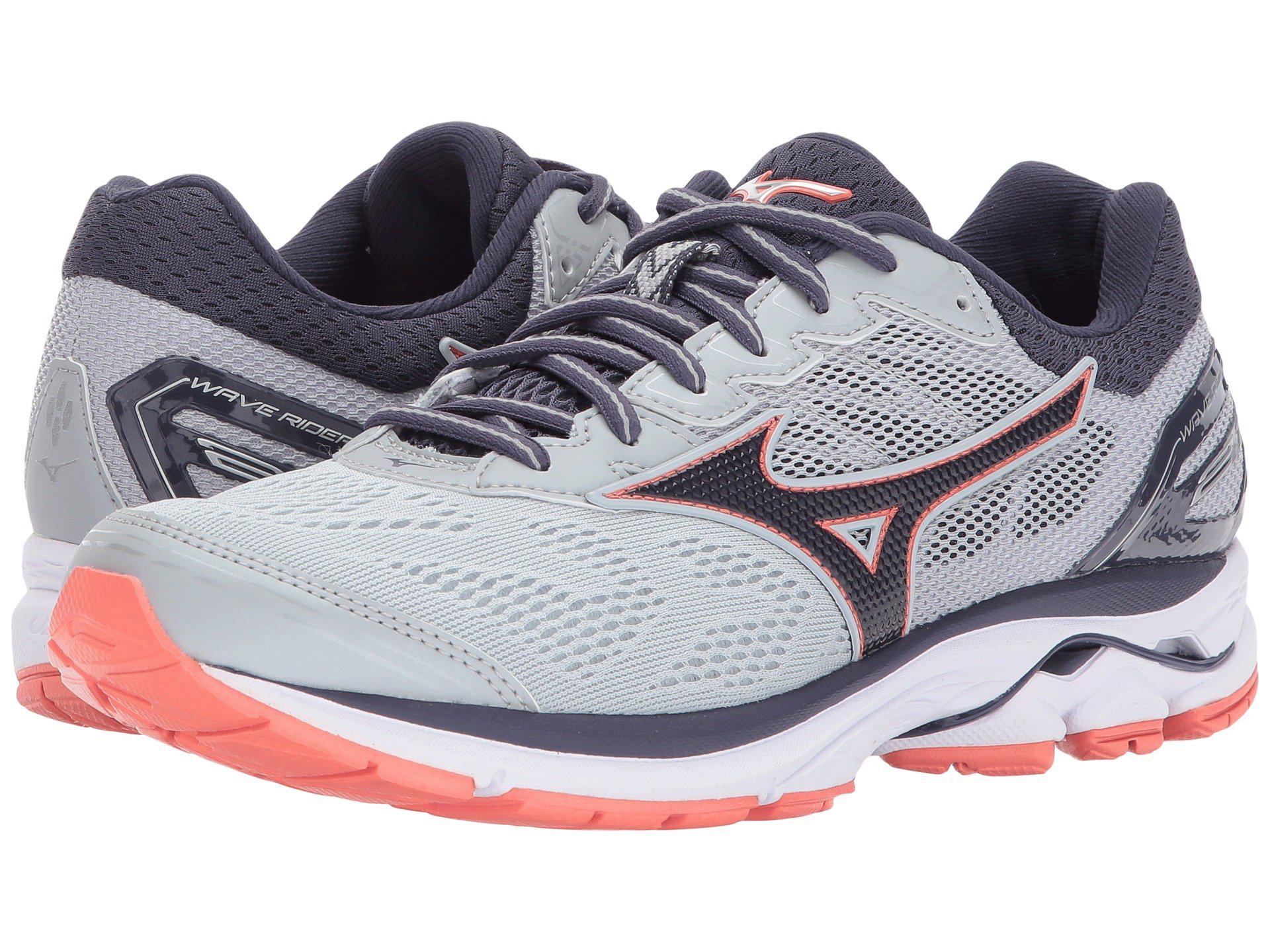 Mizuno Wave Rider 21 (highrise/graystone/persimmon) Women