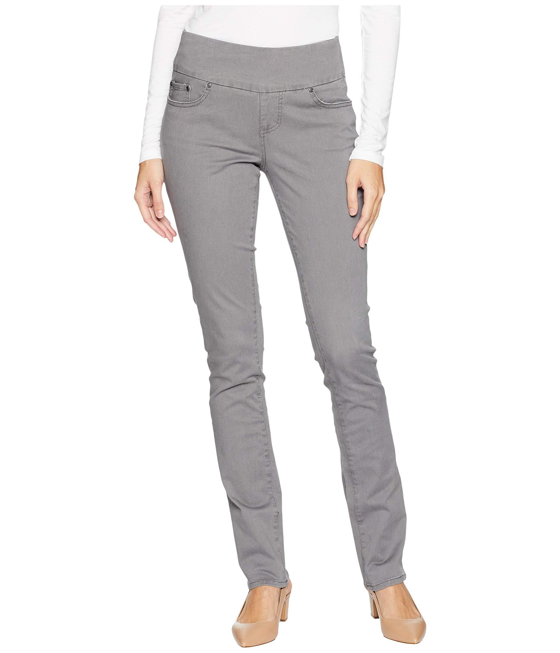 Jag Jeans Peri Pull-on Straight Leg Pants In Bay Twill in Gray - Save ...