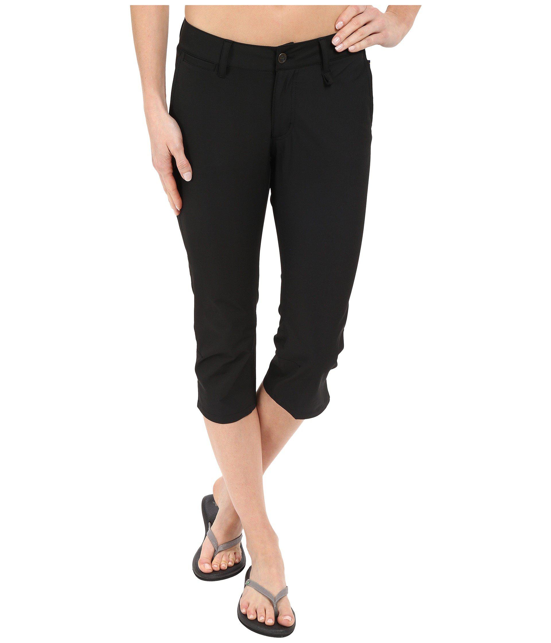 Lyst - Fjallraven Abisko Capris Trousers (black) Women's Capri in Red