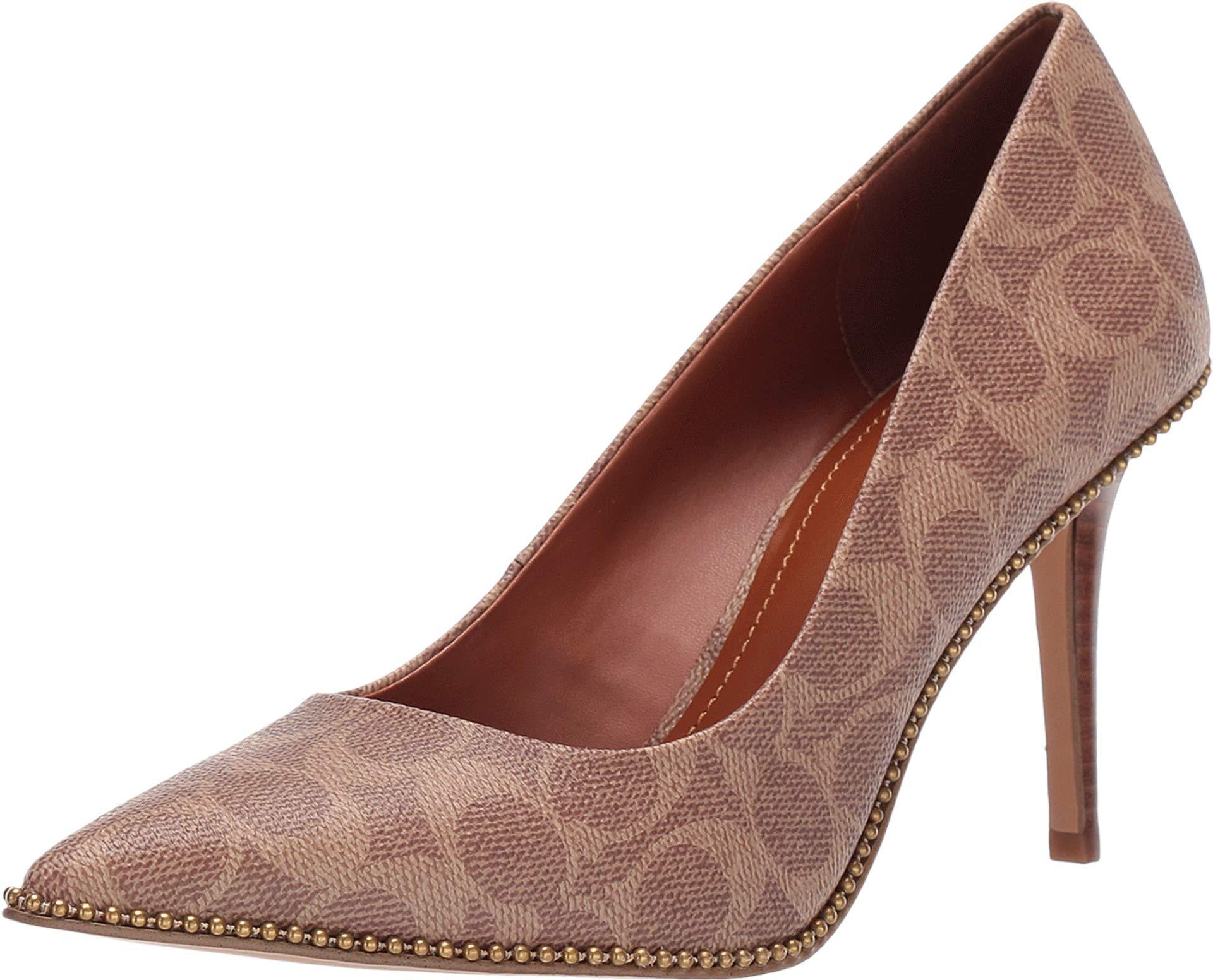 coach waverly beadchain pump