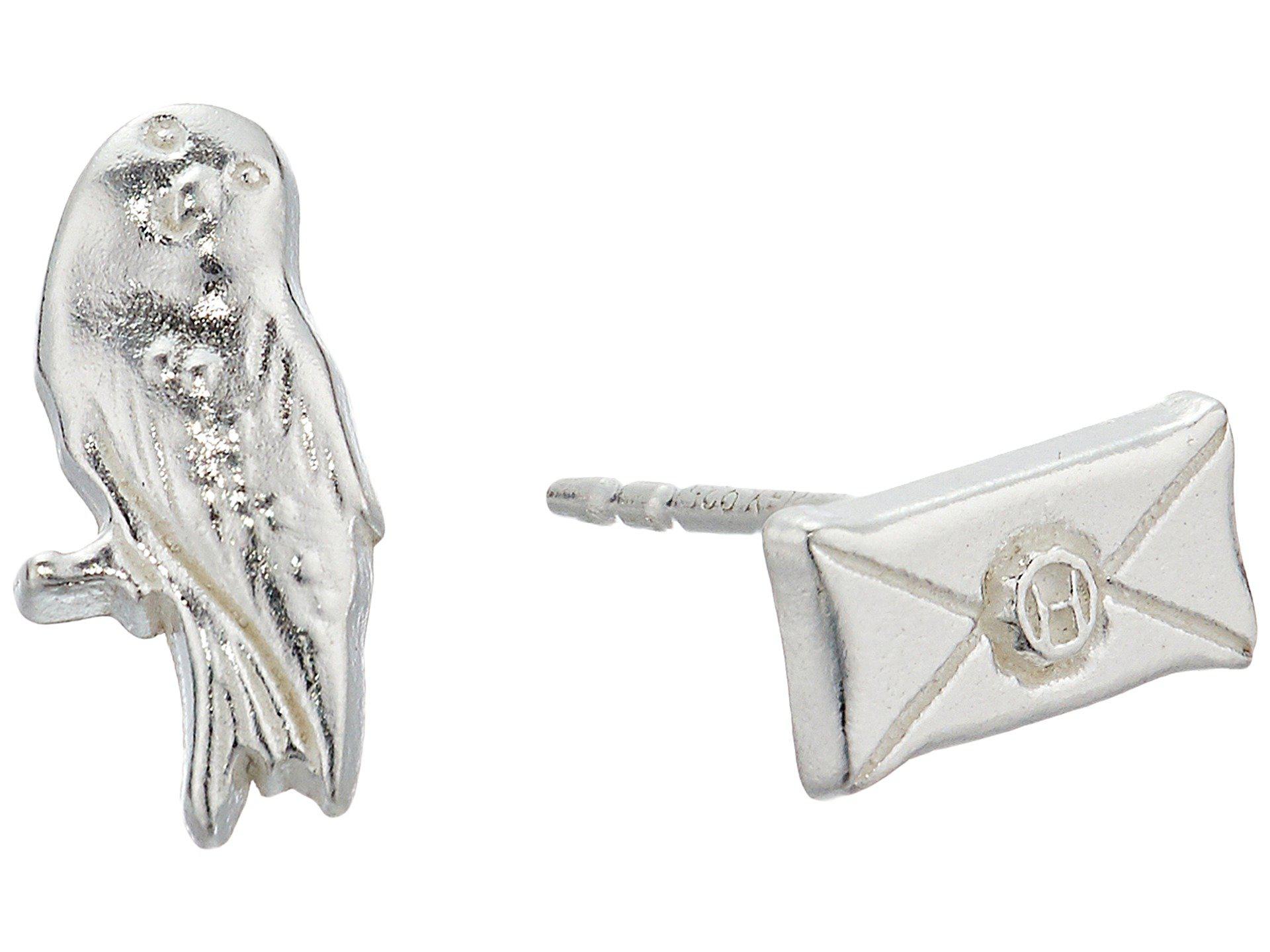 Lyst Alex And Ani Harry Potter Owl Post Earrings (sterling Silver