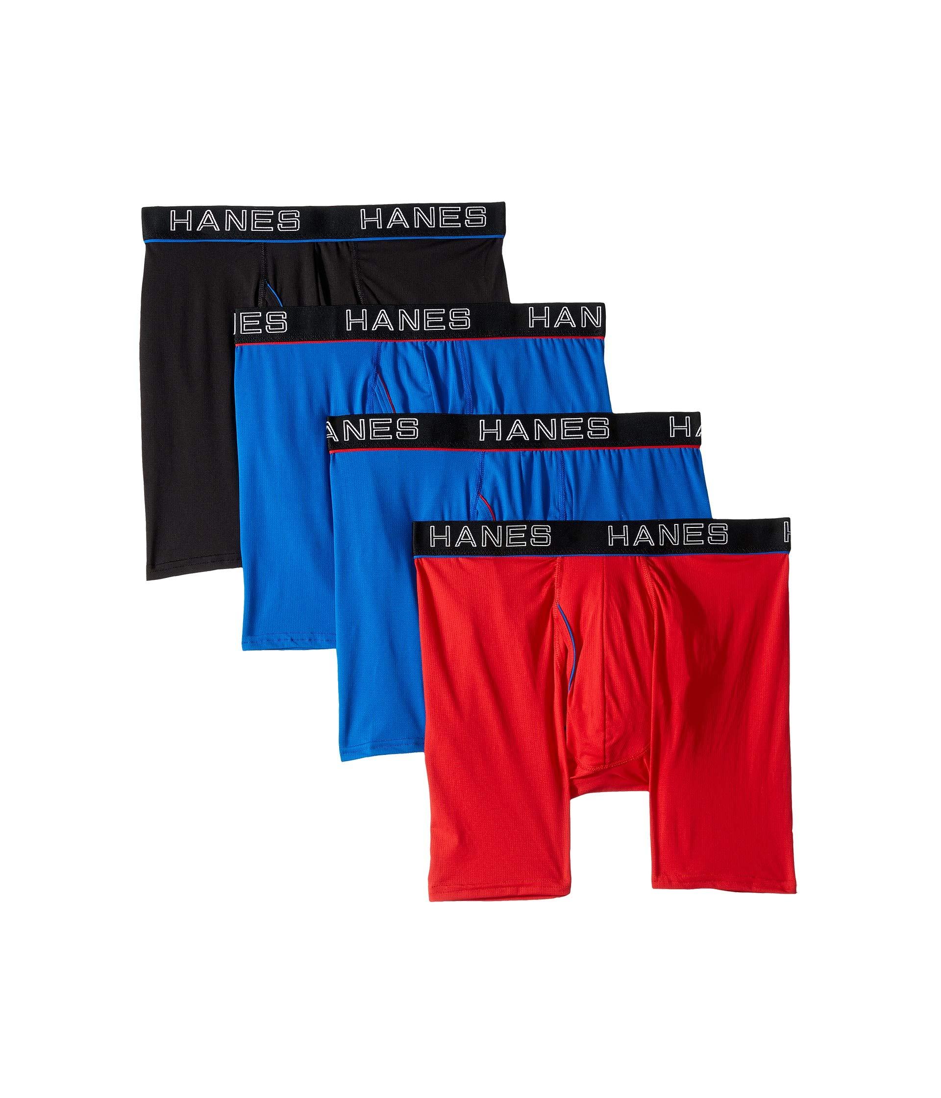 Hanes Synthetic Platinum Comfortflex Fit Boxer Briefs for Men - Lyst