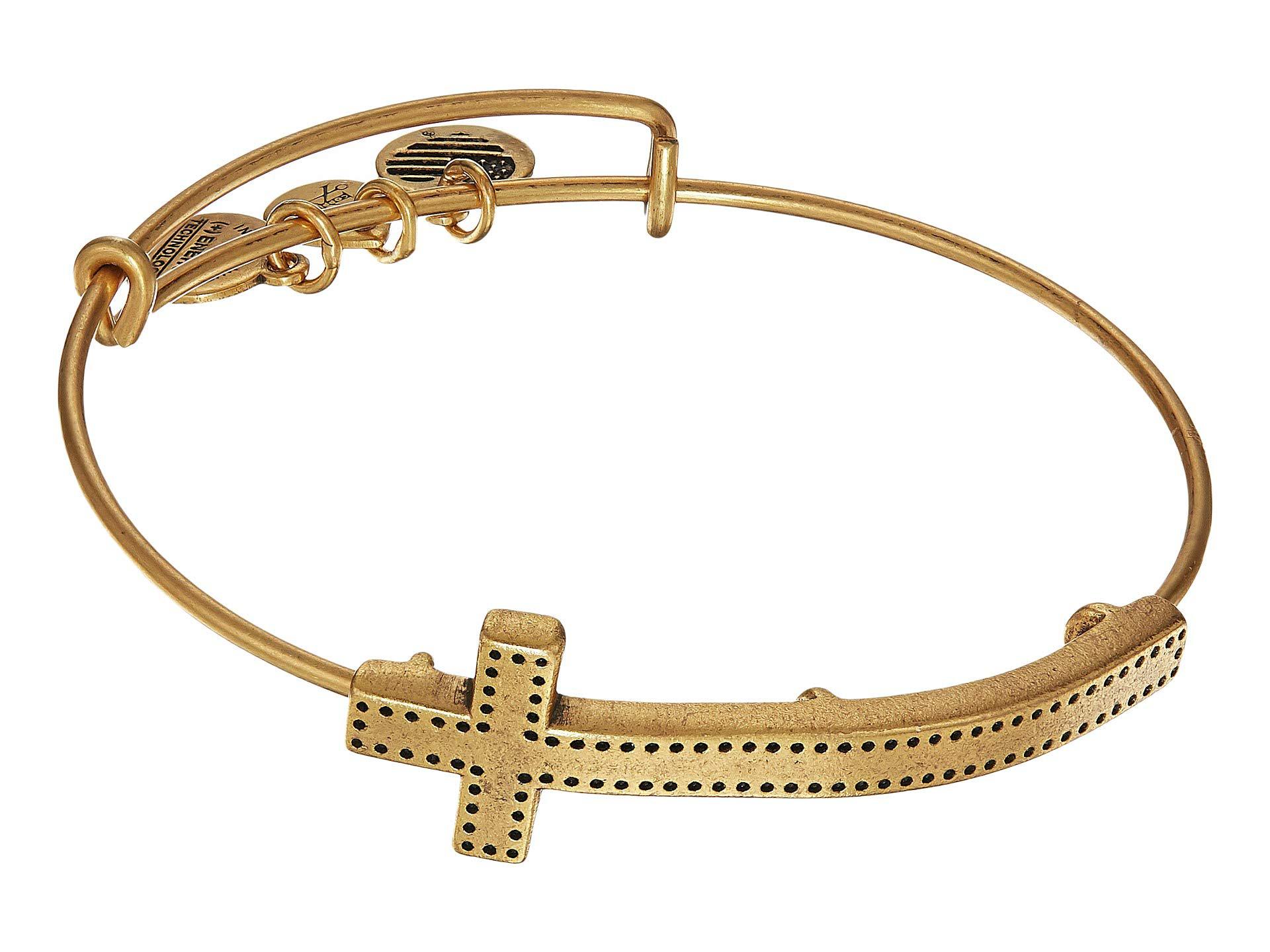 Lyst Alex And Ani Spiritual Armor Cross Bangle