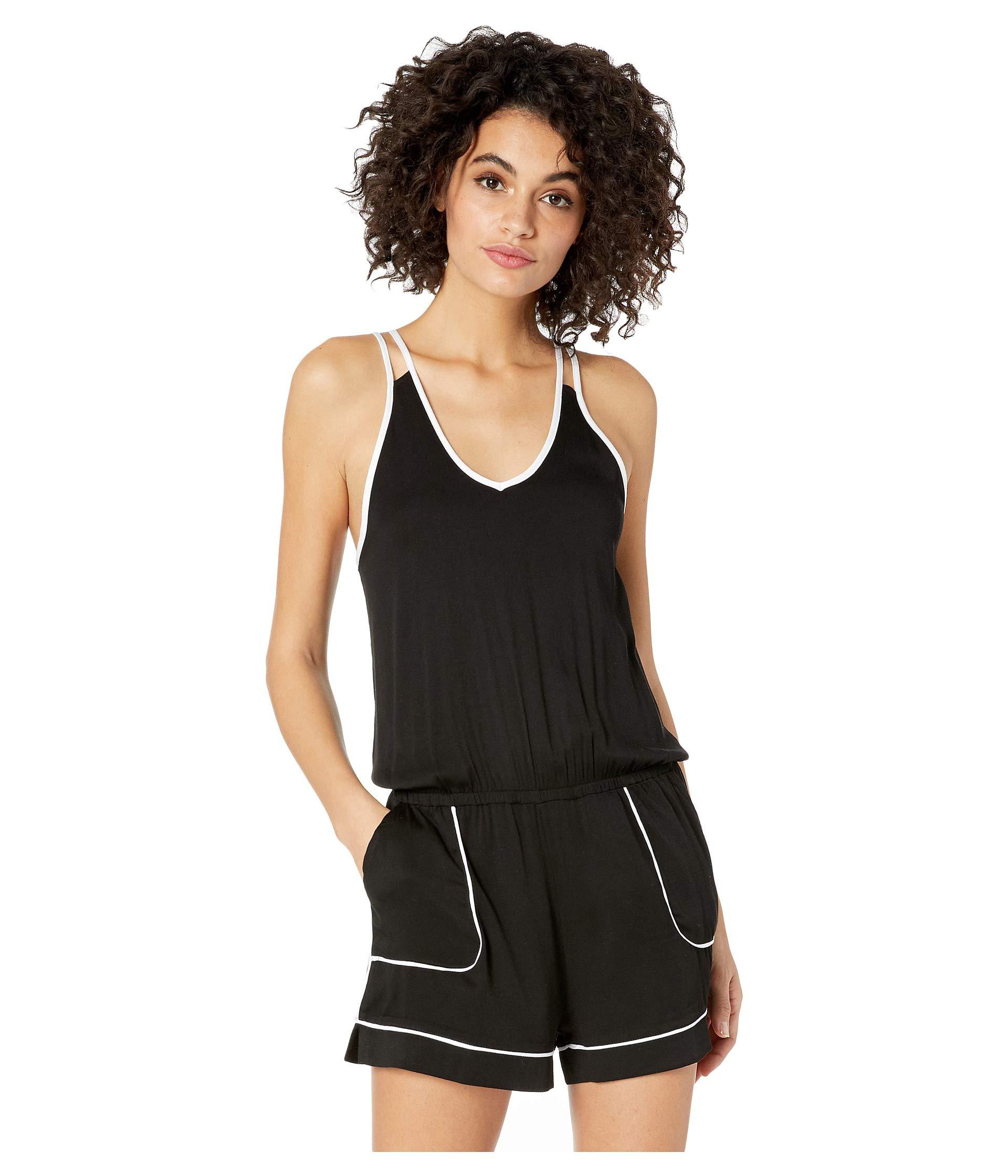 Lyst - Splendid Lounge Romper in Black