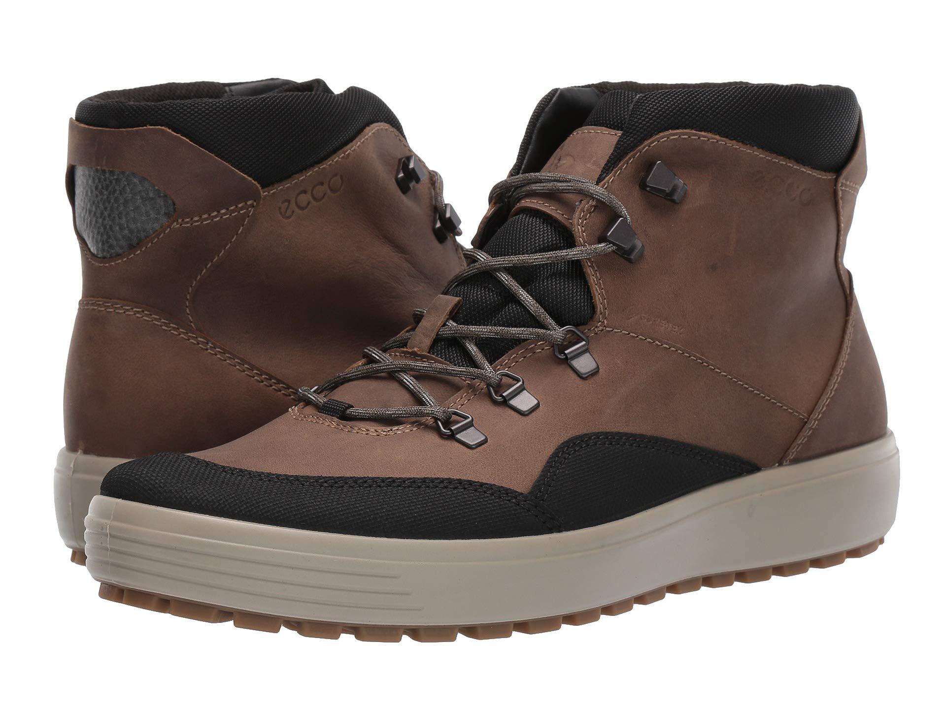 Ecco Suede Soft 7 Tred Terrain Gore-tex(r) Mid in Brown for Men - Lyst