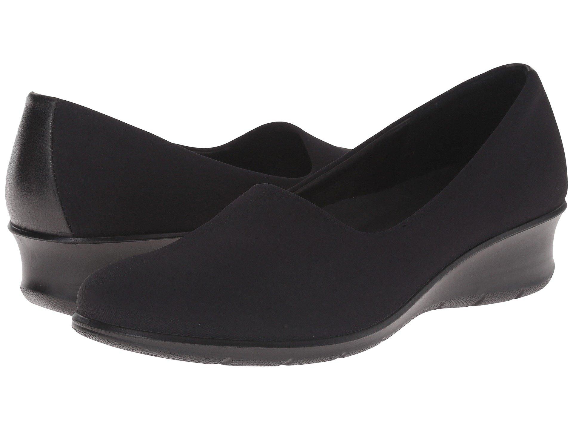Ecco Leather Felicia Stretch in Black - Lyst