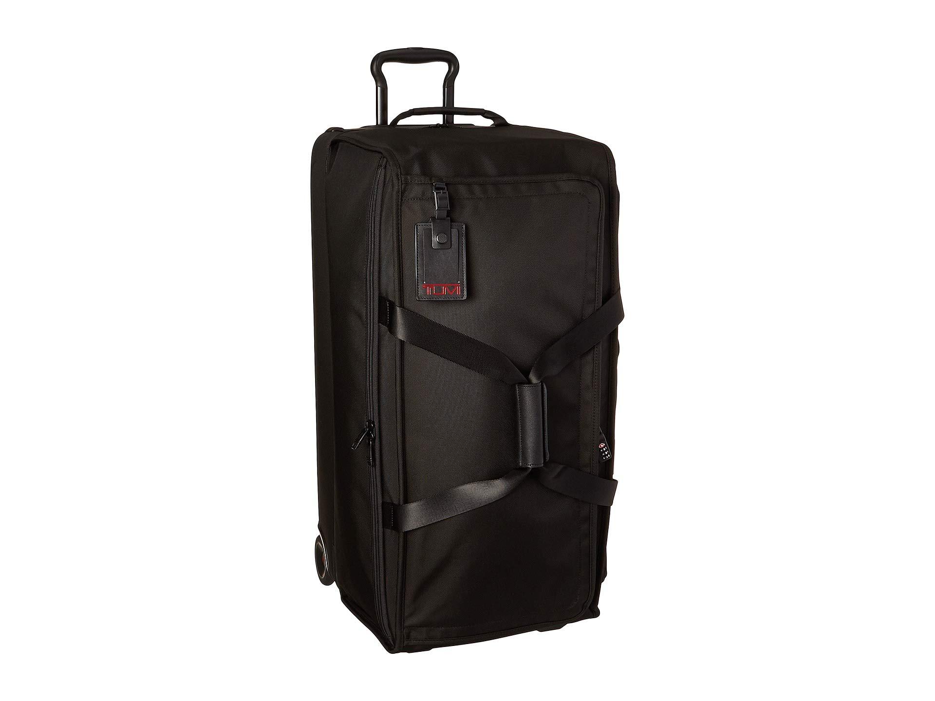Tumi Alpha 3 Large Split 2 Wheeled Duffel (black) Luggage in Black for
