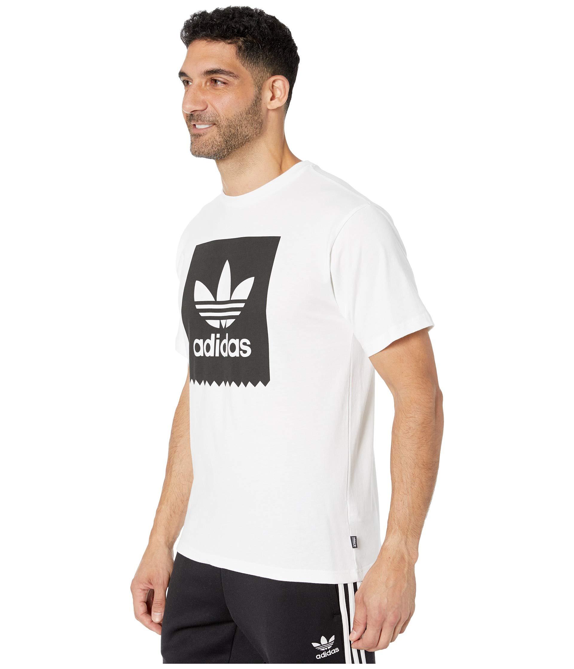 adidas Originals Cotton Solid Tee in White for Men - Save 14% - Lyst