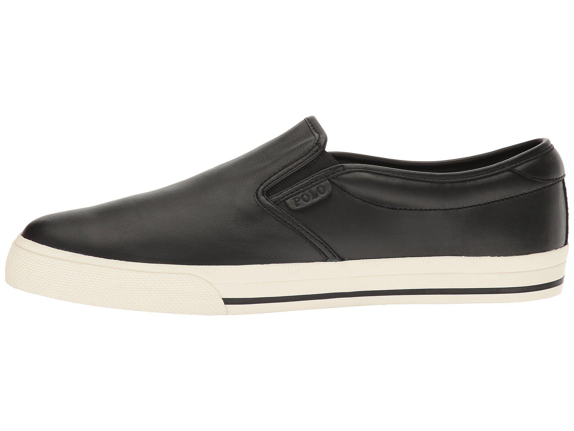 Lyst - Polo Ralph Lauren Vaughn Slip-on (black) Men's Slip On Shoes in ...