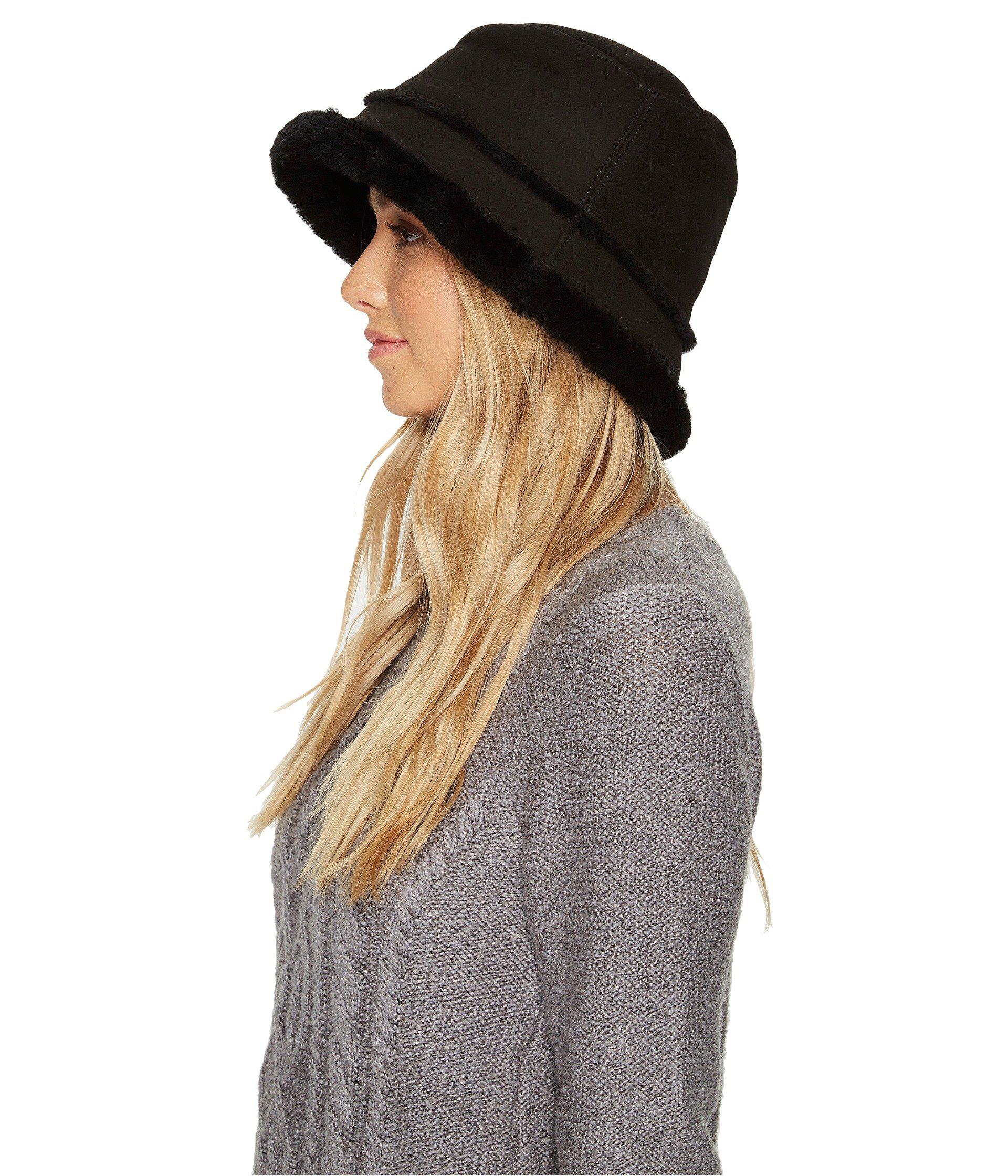 ugg shearling bucket hat