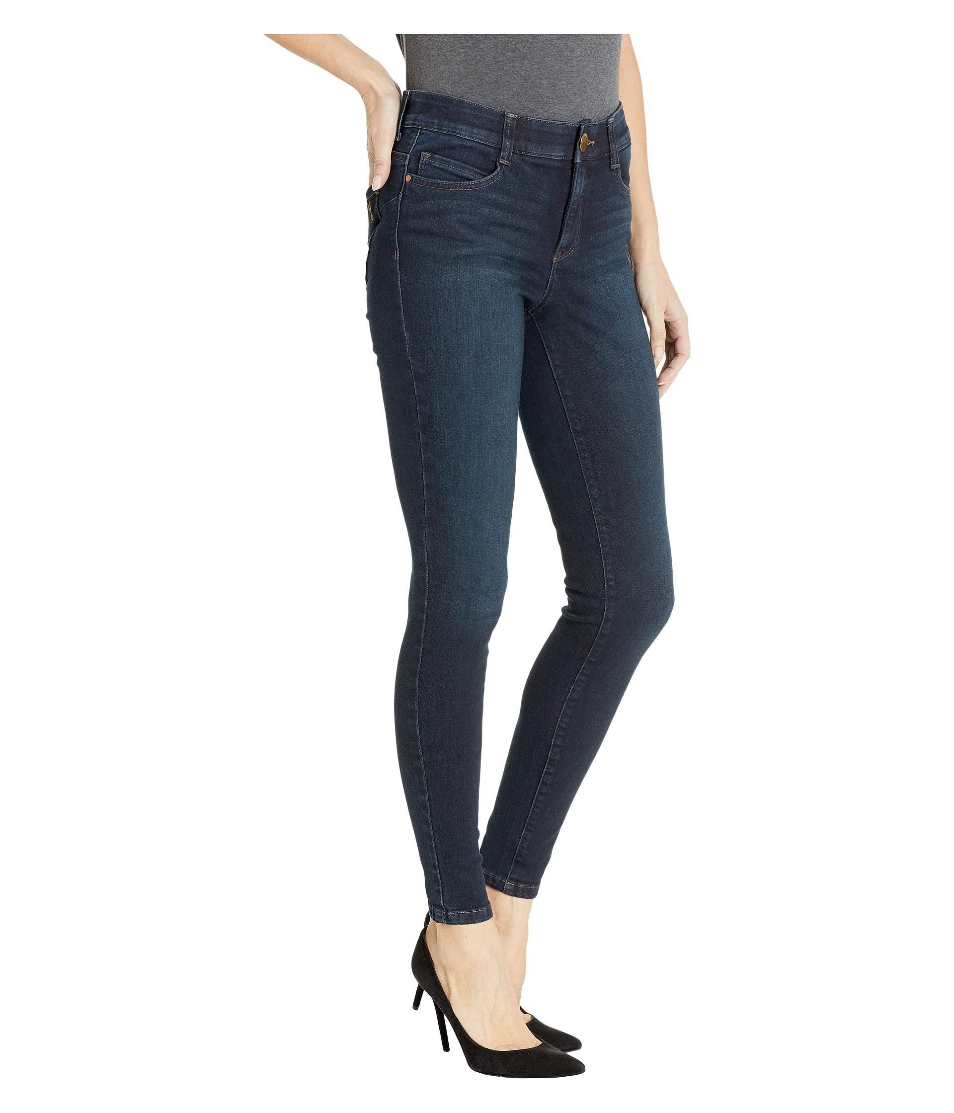 Vintage America Denim Body Sculpt Skinny Jeans In Dark Blue - Lyst