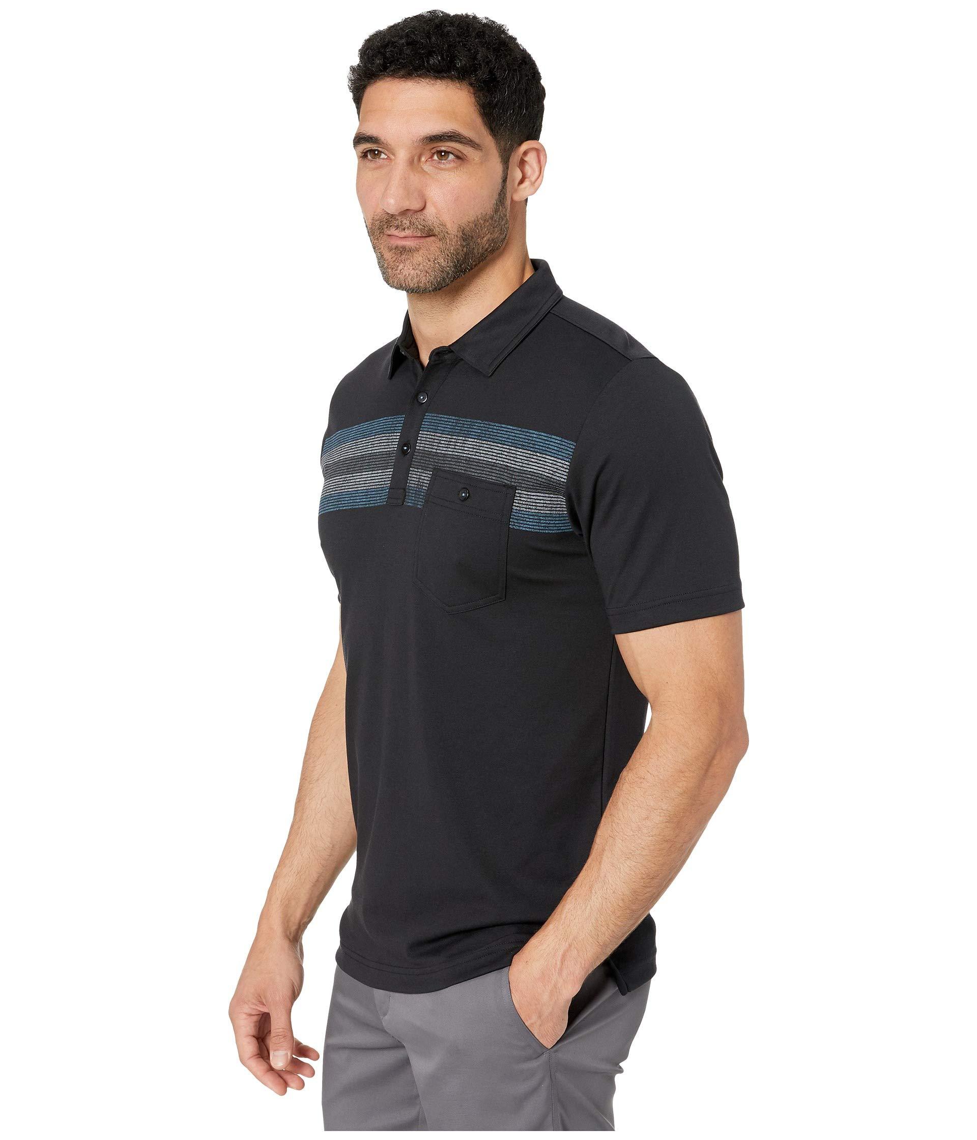 Travis Mathew Cotton Fojo Polo in Black for Men - Lyst